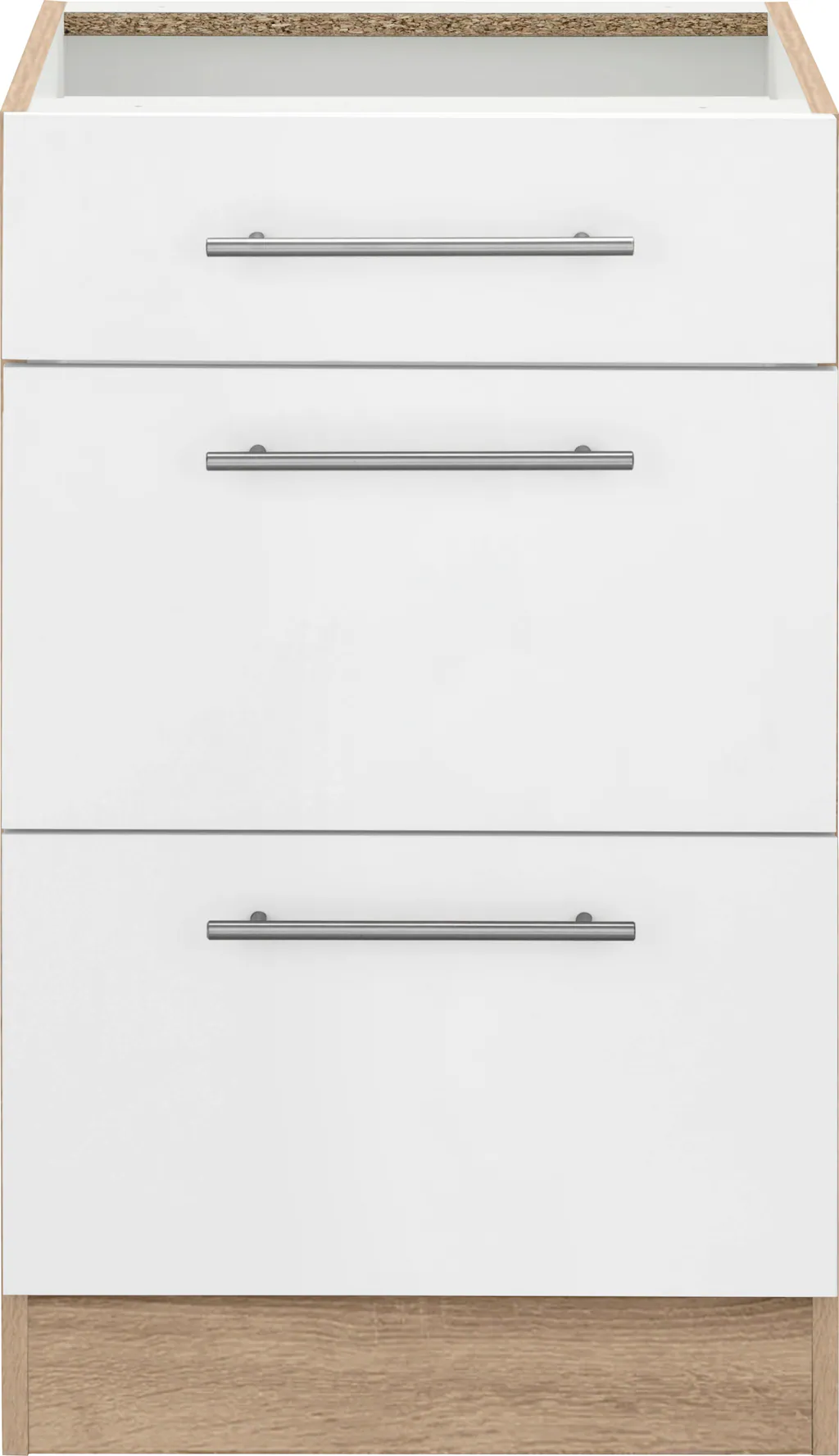 wiho Küchen Unterschrank "Cali", 50 cm breit, mit 2 großen Auszügen ohne Ar günstig online kaufen