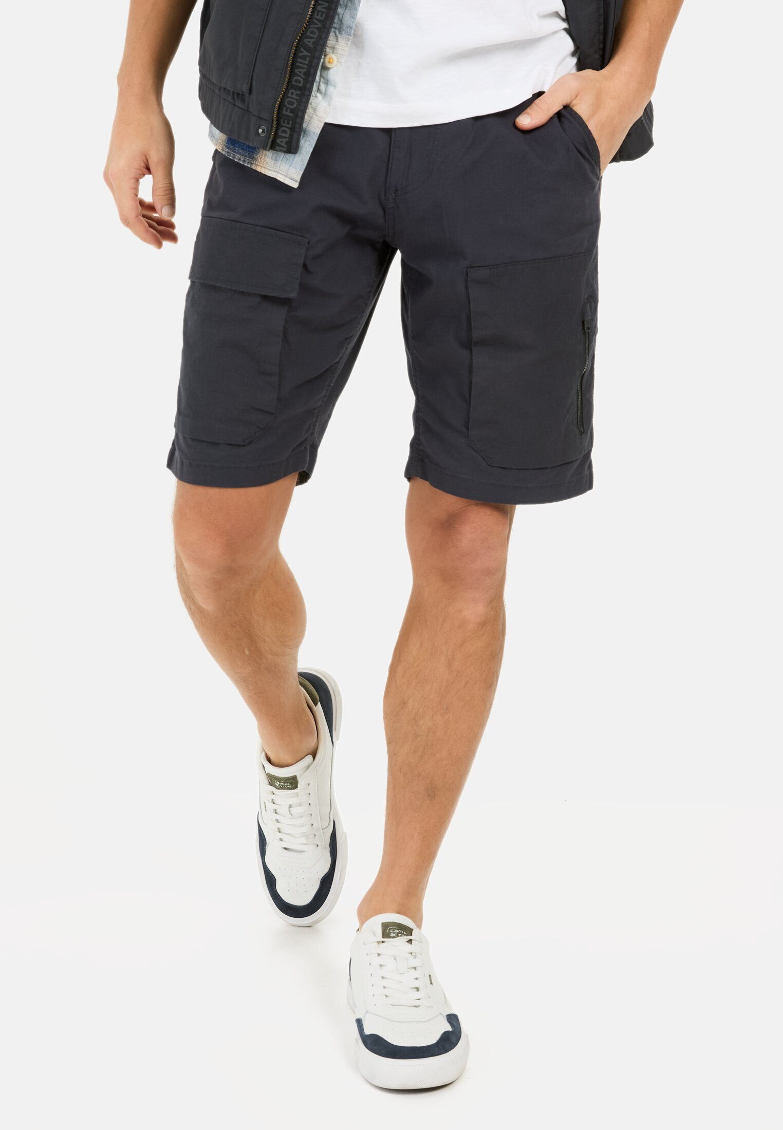 camel active Cargoshorts mit Ripstop-Kontrast günstig online kaufen