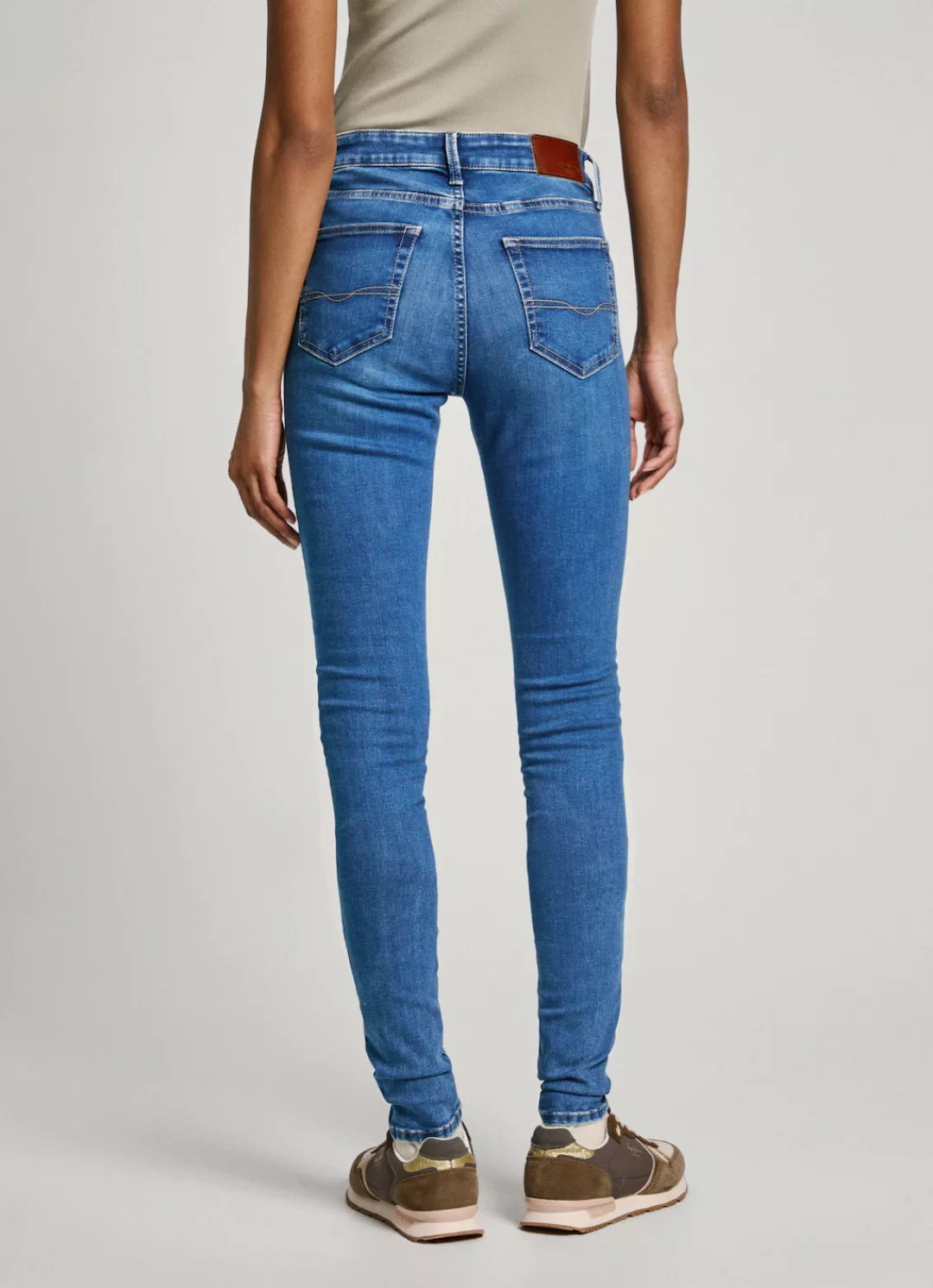 Pepe Jeans Skinny-fit-Jeans SKINNY JEANS MW in verschiedenen Waschungen günstig online kaufen