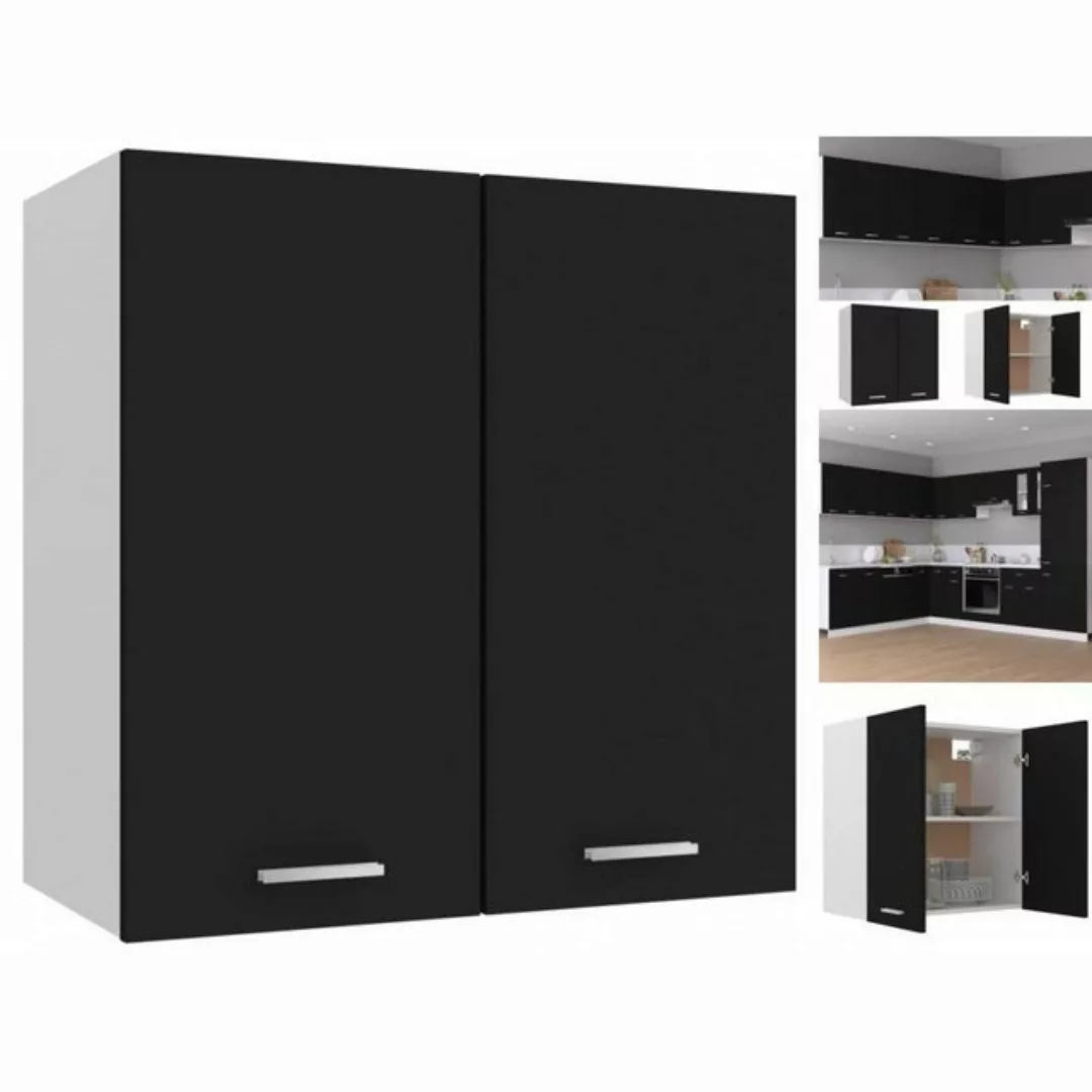 vidaXL Unterschrank Hängeschrank Schwarz 60x31x60 cm Spanplatte günstig online kaufen