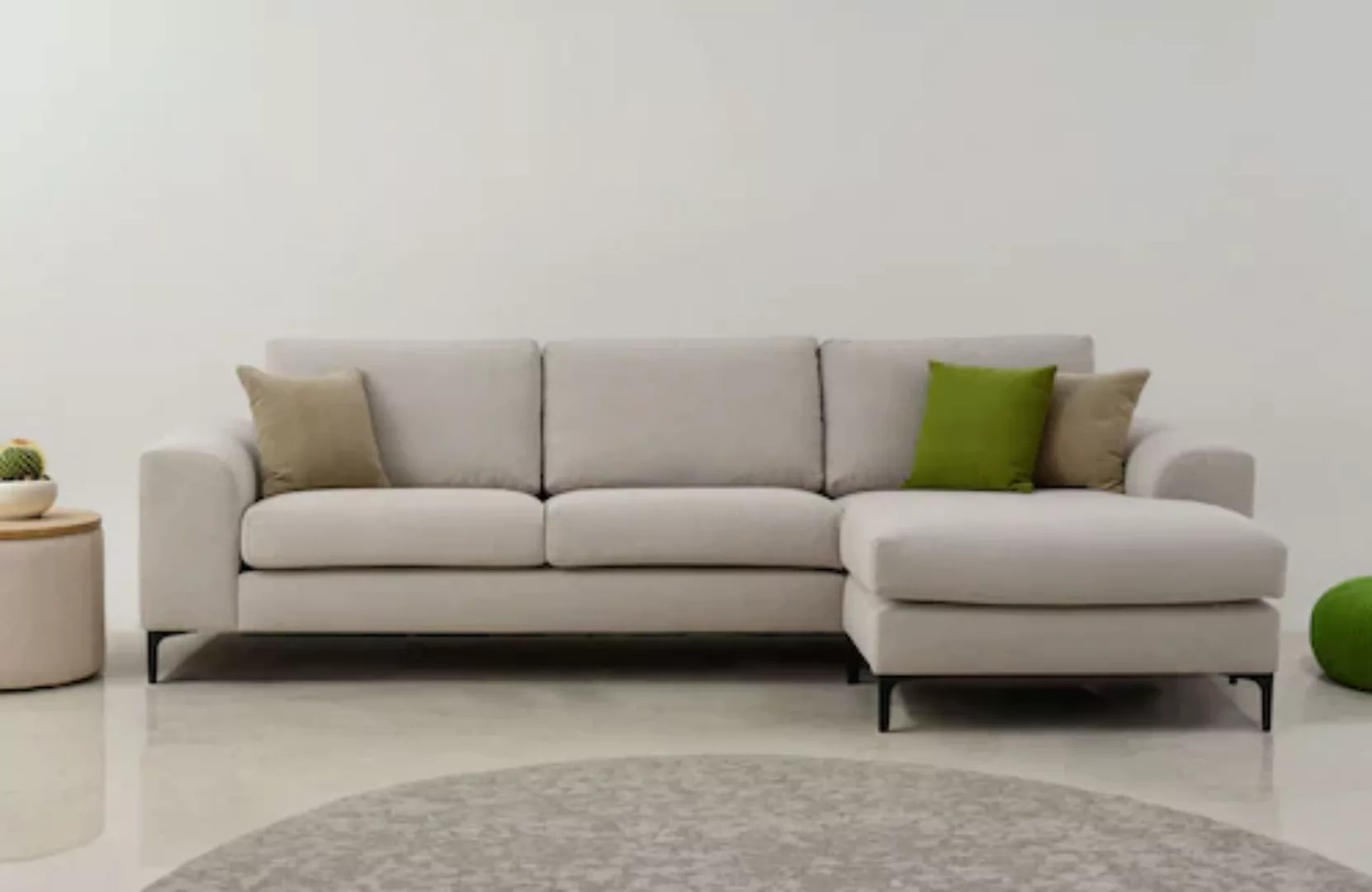 INOSIGN Ecksofa Henry, mit Metallbeinen, in modernem Design günstig online kaufen