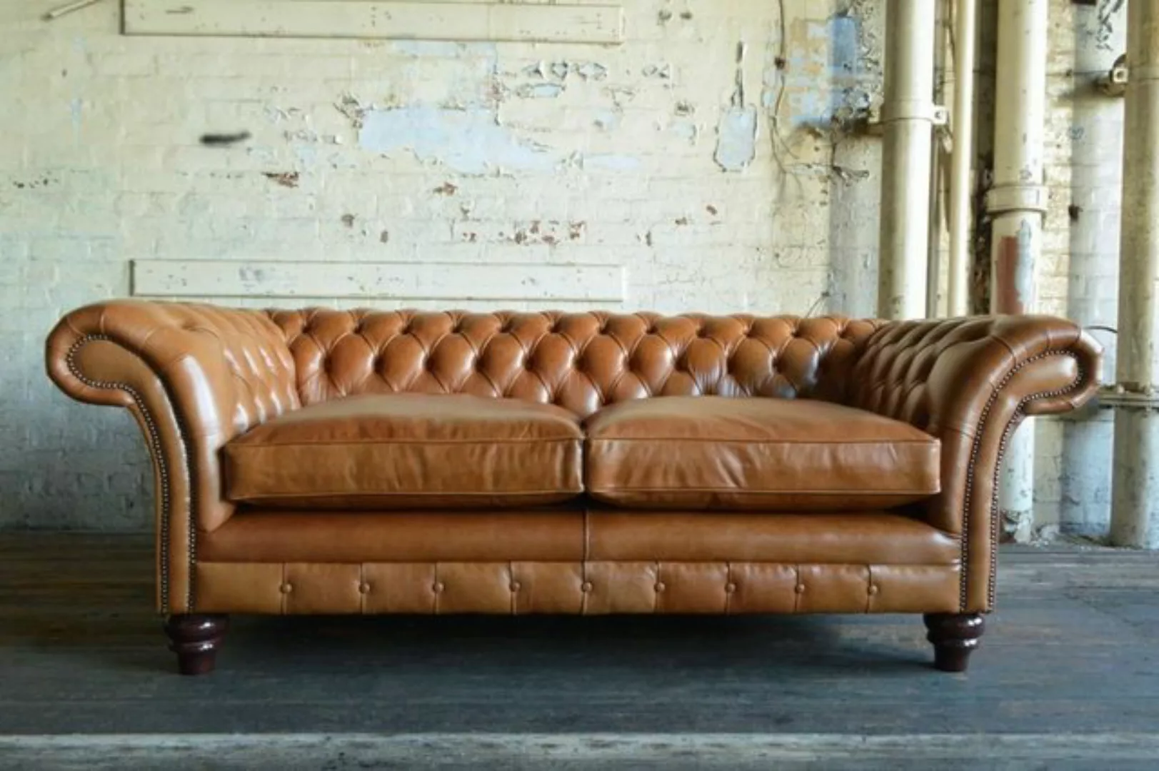 JVmoebel 3-Sitzer Chesterfield Design Luxus Polster Sofa Couch Sitz Garnitu günstig online kaufen