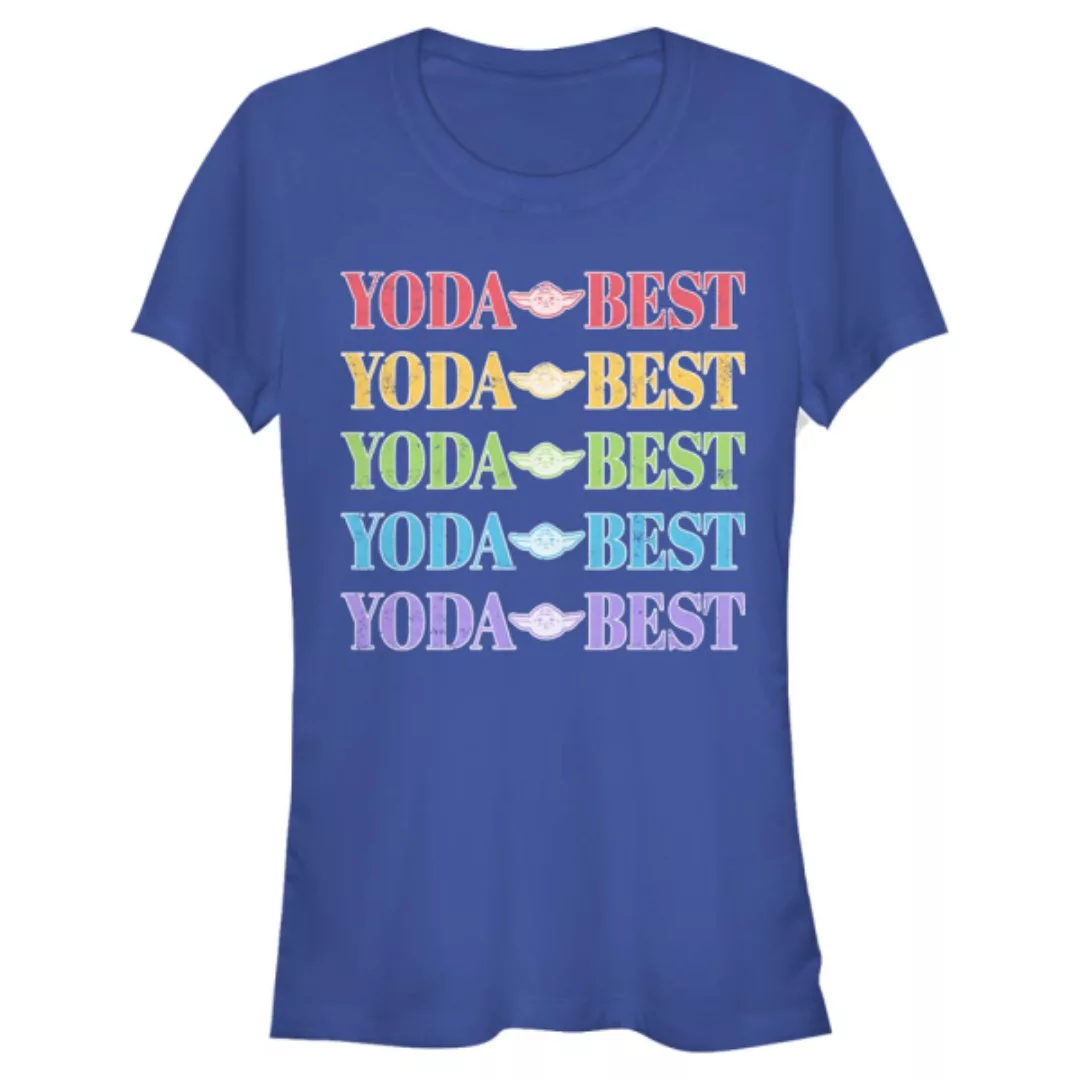 Star Wars - Yoda Best Rainbow - Frauen T-Shirt günstig online kaufen