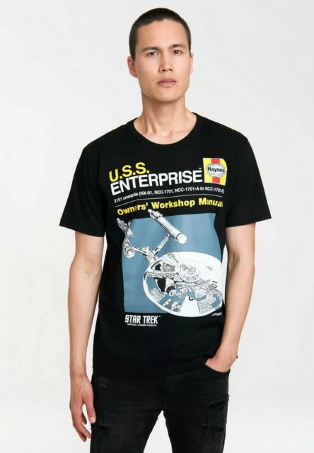 LOGOSHIRT T-Shirt "Haynes Manual - Star Trek", mit tollem Frontdruck günstig online kaufen