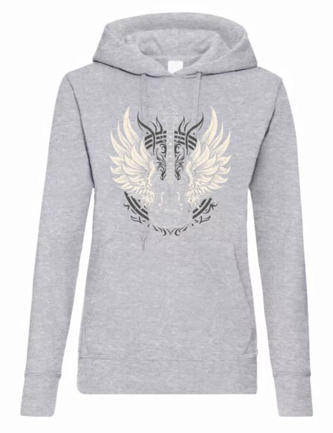 Youth Designz Kapuzenpullover Flügel Gitarre Damen Hoodie Pullover mit lust günstig online kaufen