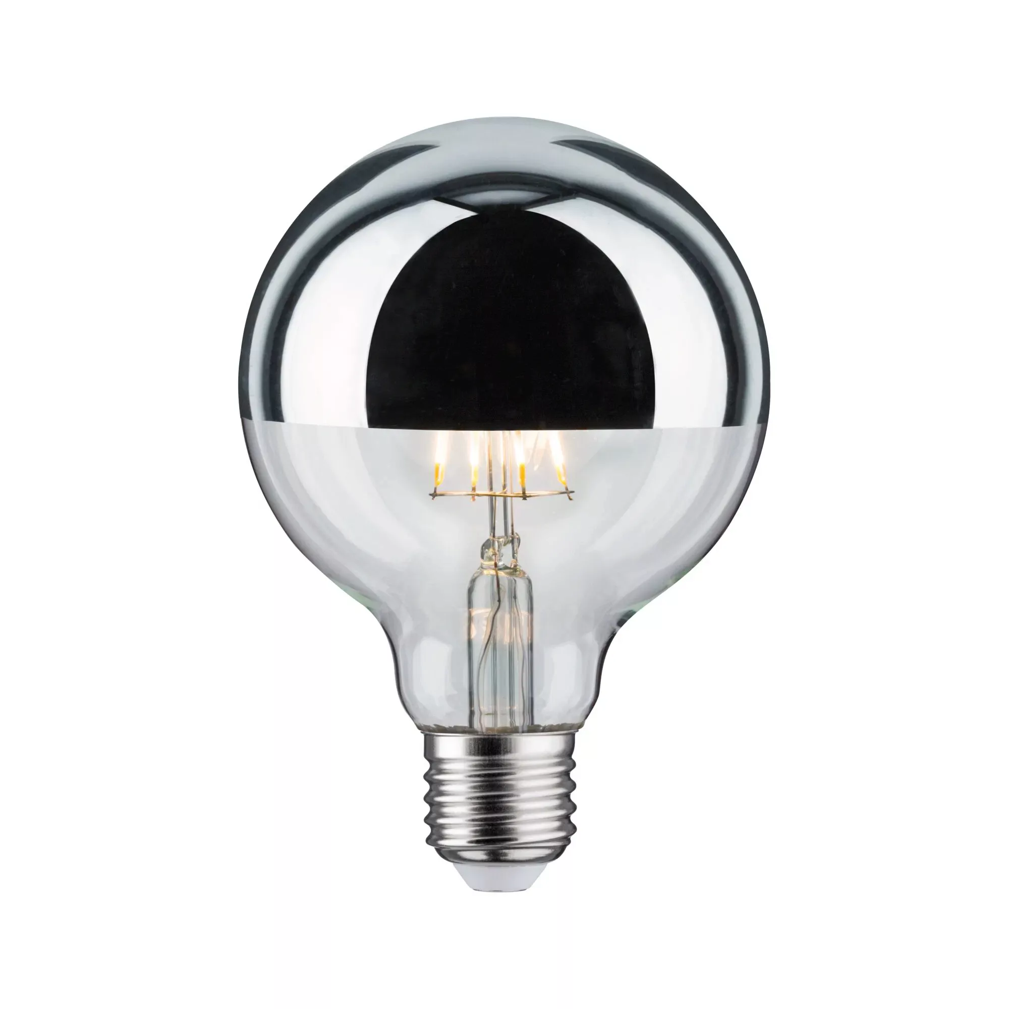 LED-Lampe E27 827 6,5W Kopfspiegel silber günstig online kaufen