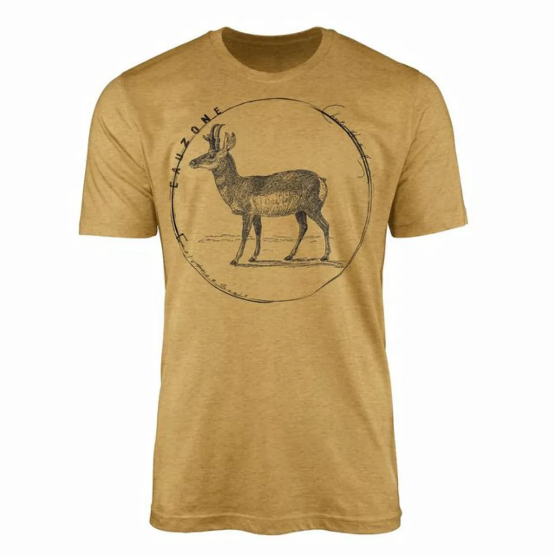 Sinus Art T-Shirt Evolution Herren T-Shirt Gabelbock günstig online kaufen