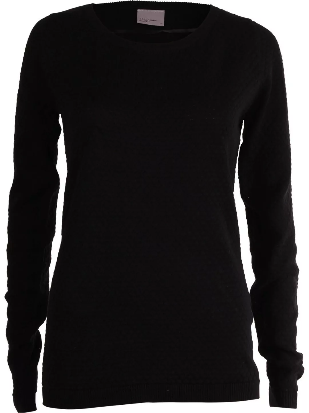 Vero Moda Rundhalspullover "VMCARE STRUCTURE LS O-NECK BLOUSE" günstig online kaufen