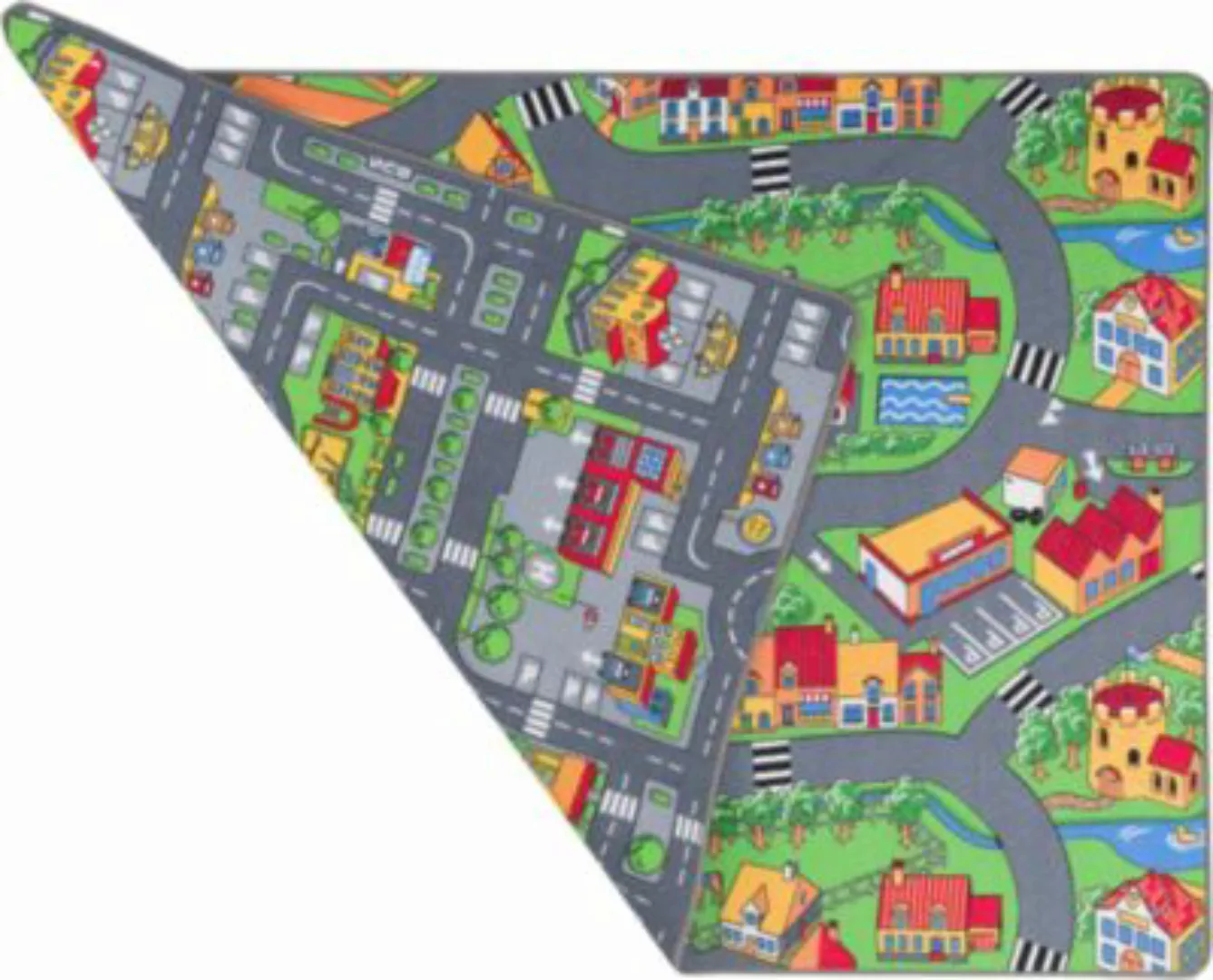 Pergamon Straßenteppich Beidseitig Metropolis Spielteppiche bunt Gr. 140 x günstig online kaufen