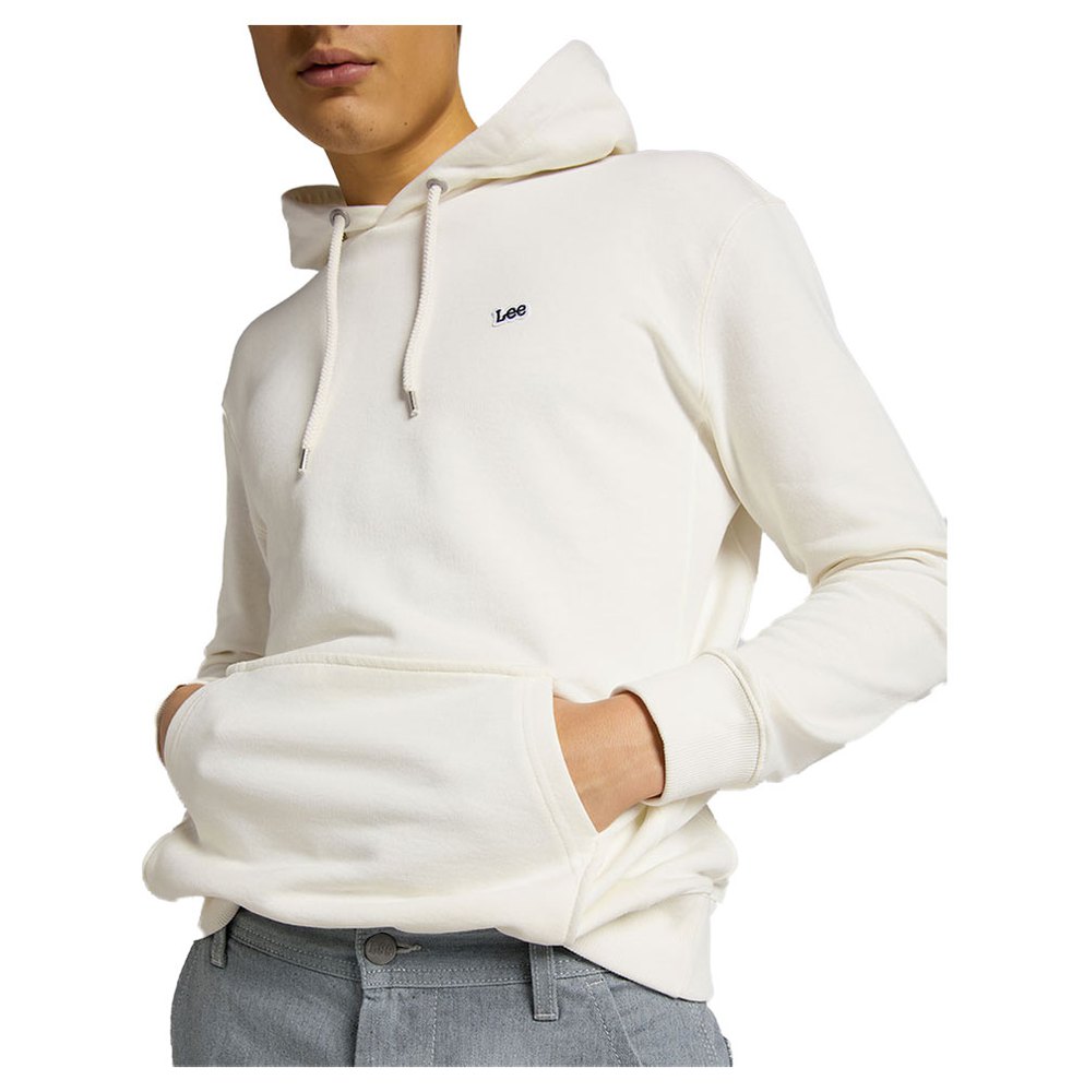 Lee Basic Kapuzenpullover M Ecru günstig online kaufen