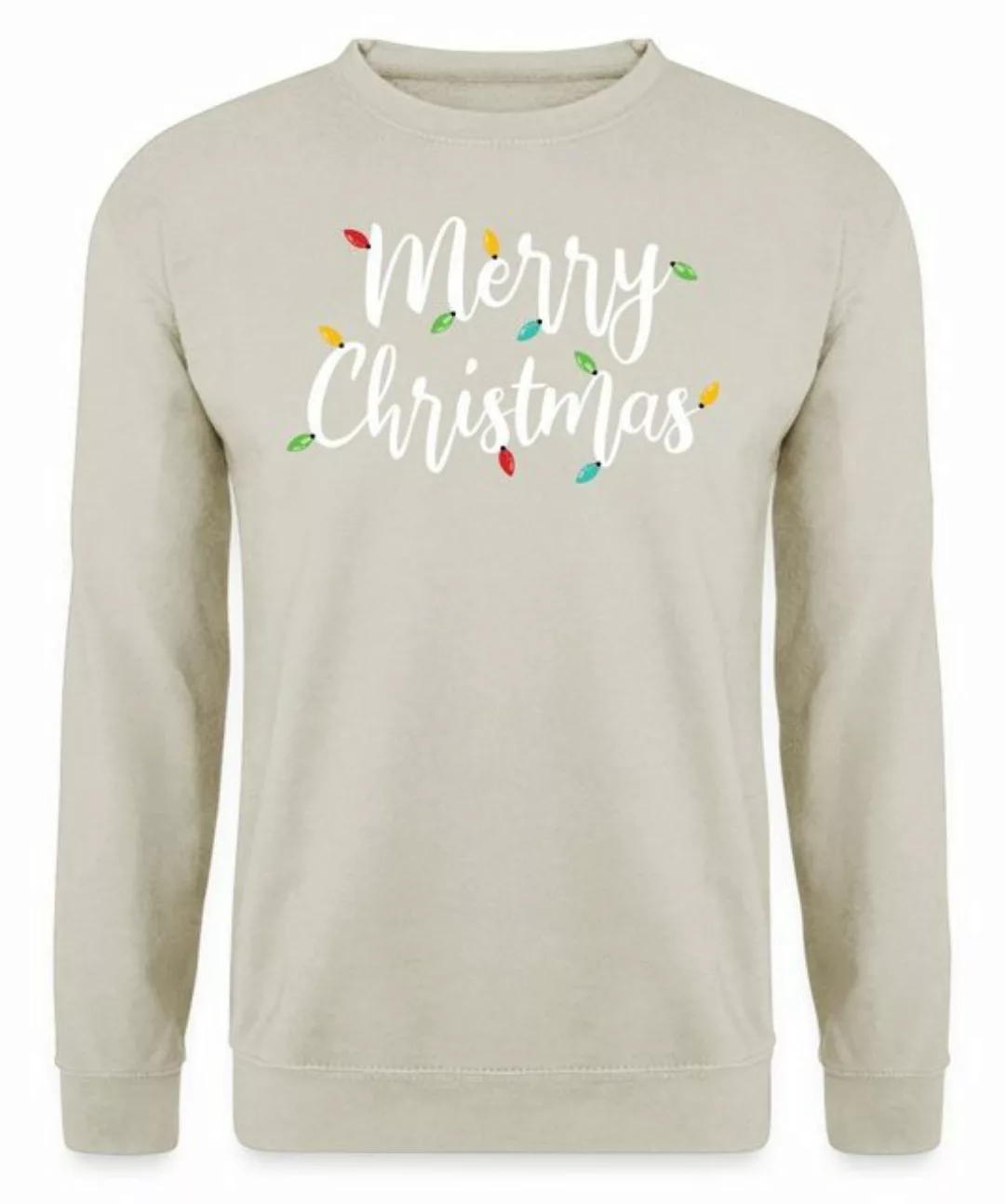 Quattro Formatee Sweatshirt Merry Christmas Lichterkette - Weihnachten X-ma günstig online kaufen