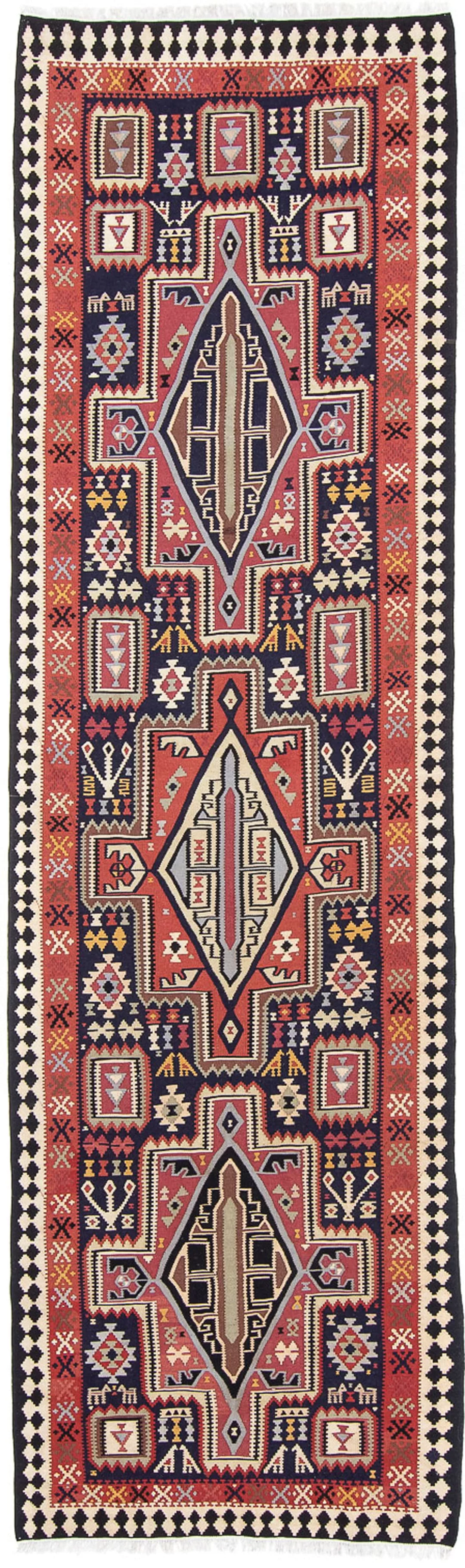 morgenland Wollteppich »Kelim - Oriental - 382 x 102 cm - mehrfarbig«, rech günstig online kaufen