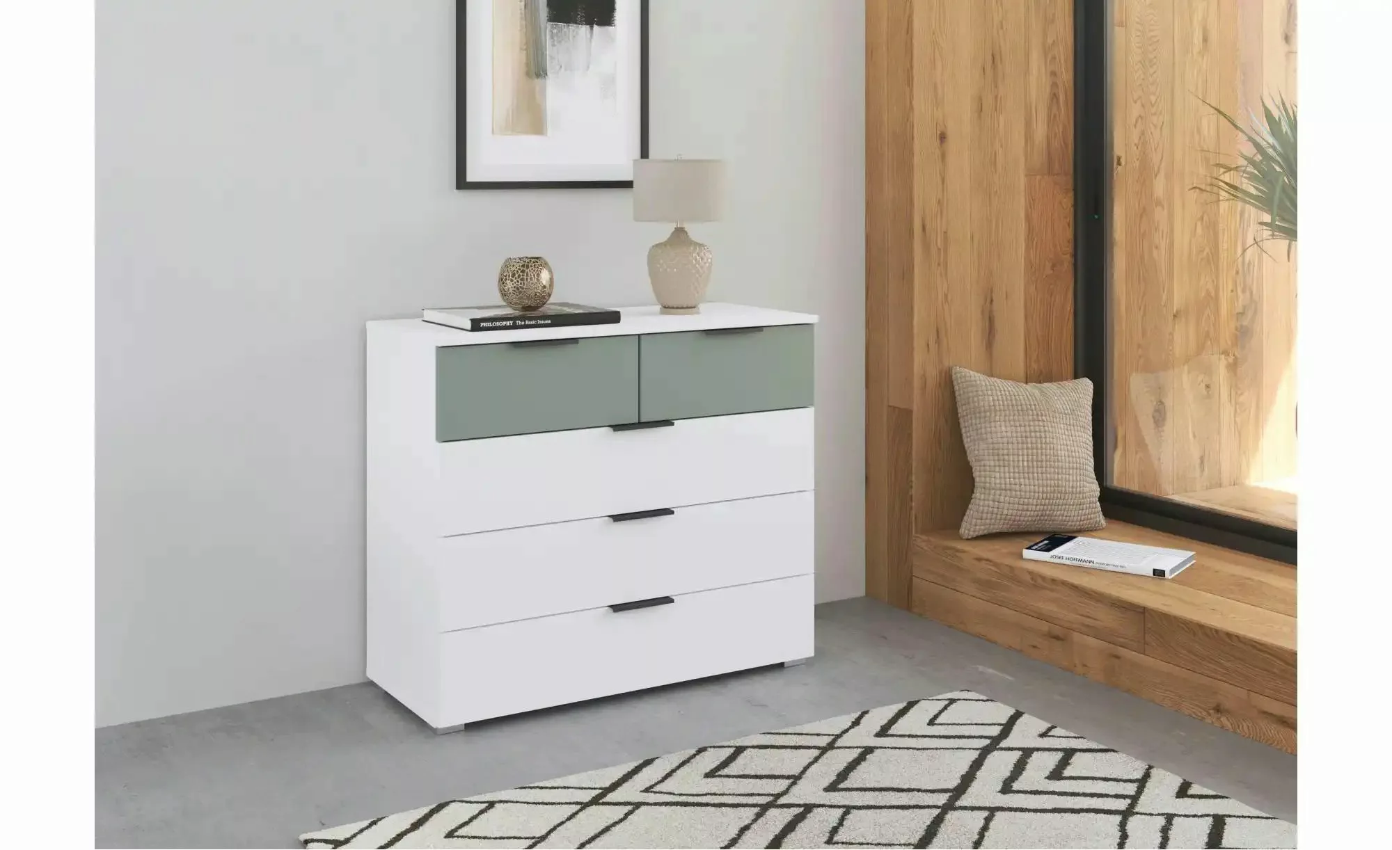 Kommode   ¦ weiß ¦ Maße (cm): B: 93 H: 81 Kommoden & Sideboards > Kommoden günstig online kaufen