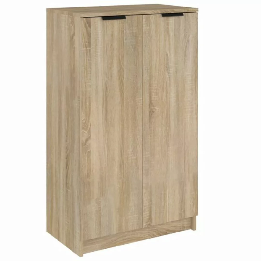 furnicato Schuhschrank Sonoma-Eiche 59x35x100 cm Holzwerkstoff günstig online kaufen