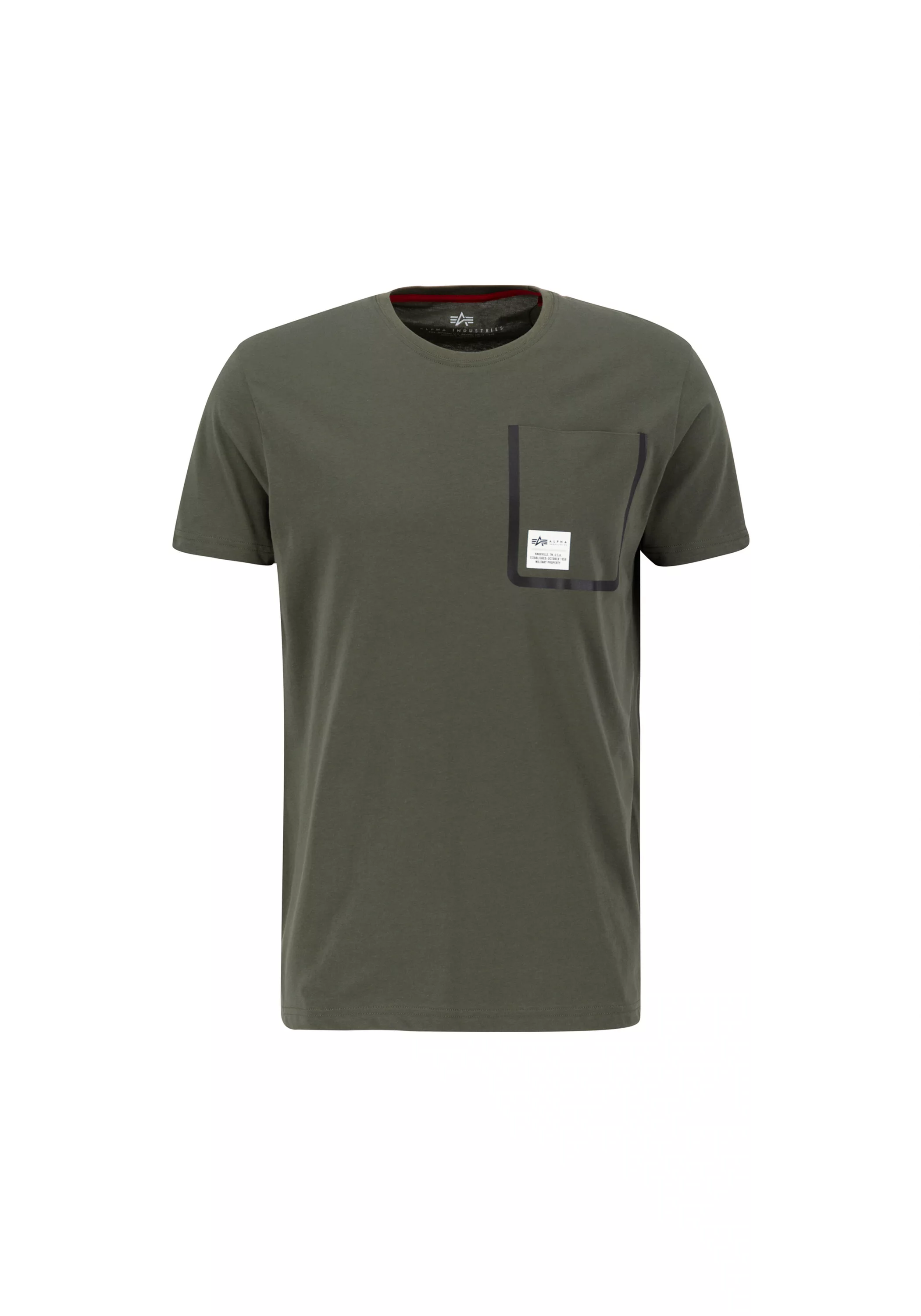 Alpha Industries T-Shirt "Alpha Industries Men - T-Shirts Label Pocket T" günstig online kaufen