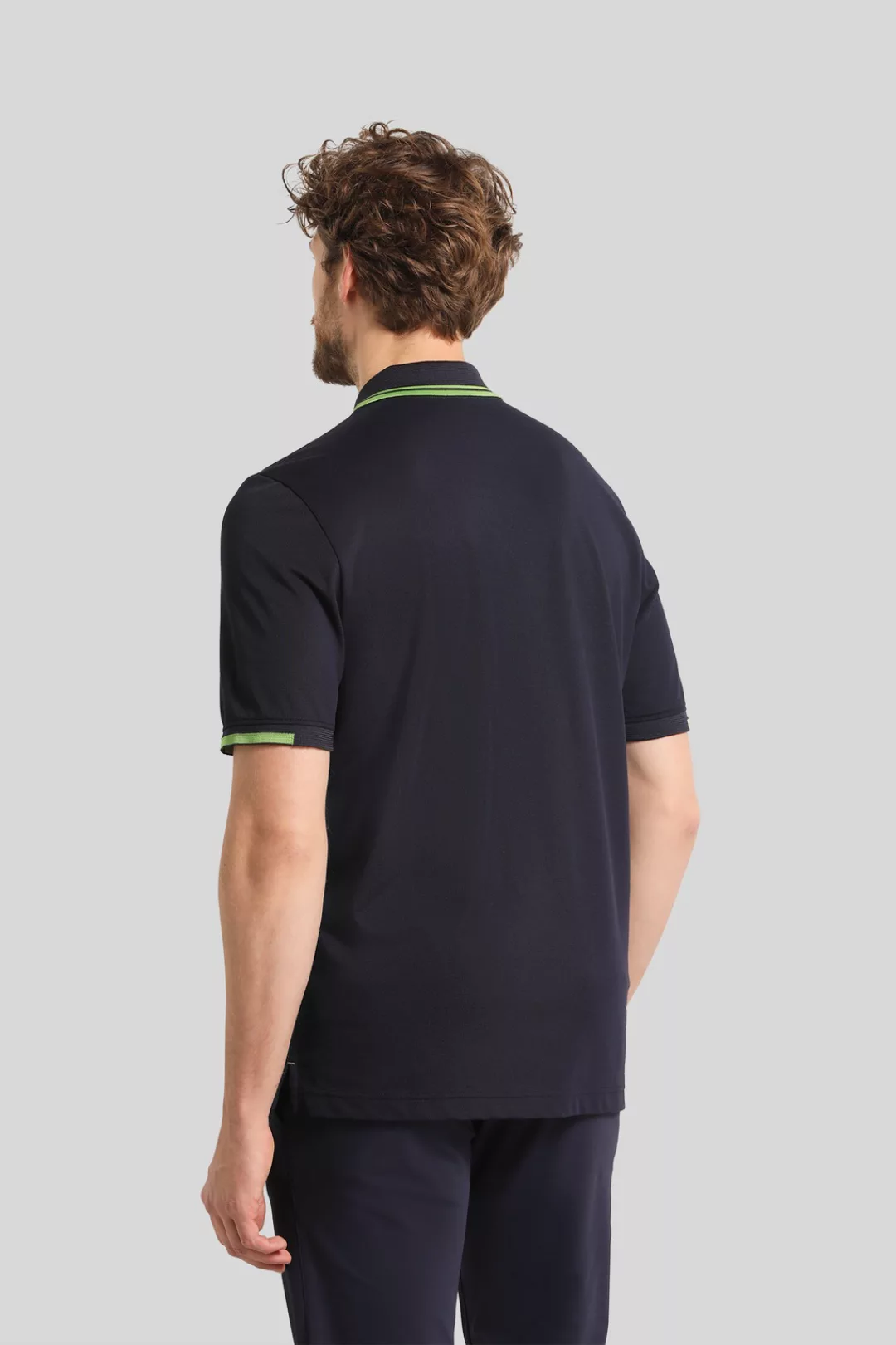 bugatti Poloshirt, mit Silikon-Logo-Badge am Saum günstig online kaufen