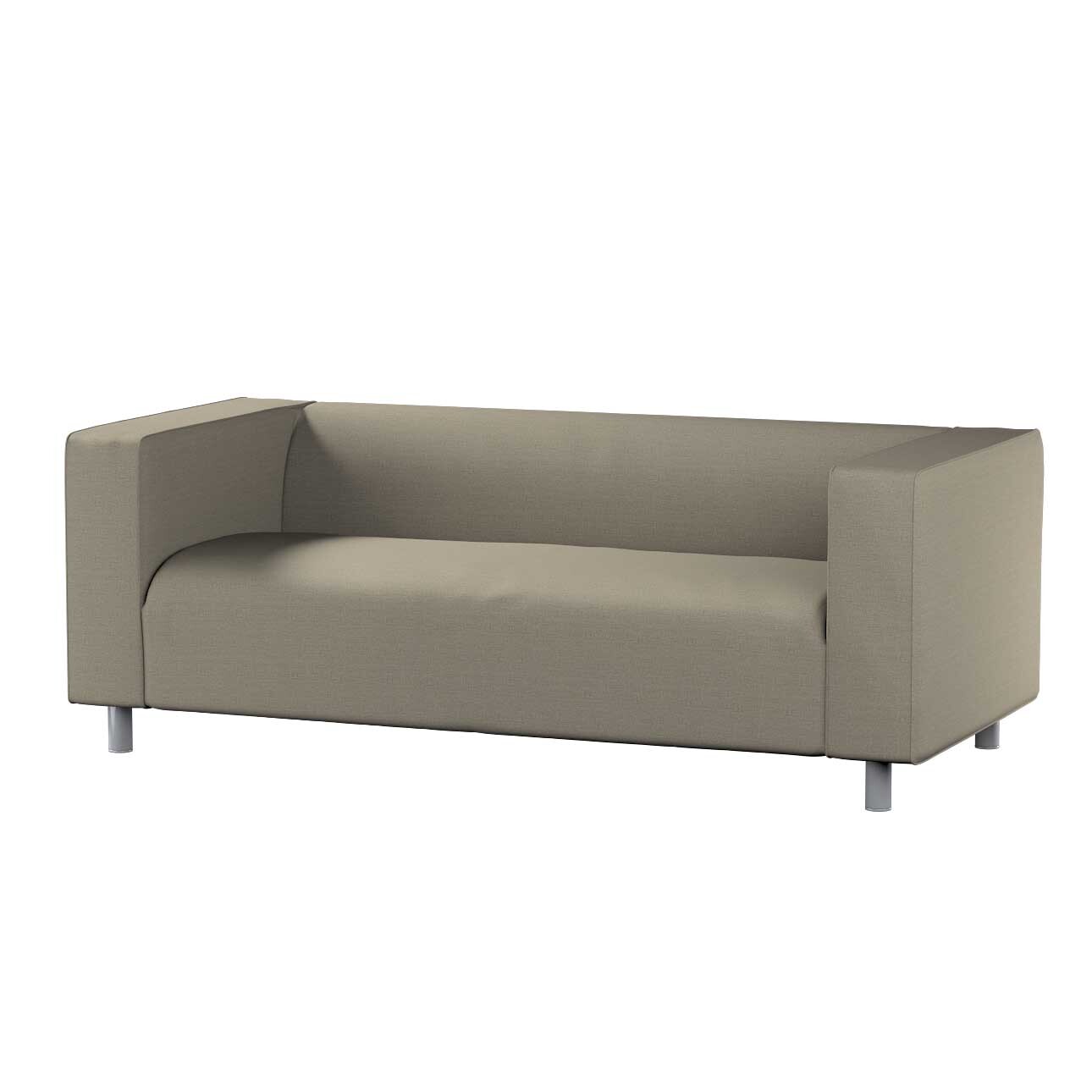 Bezug für Klippan 2-Sitzer Sofa, beige-grau, Sofahusse, Klippan 2-Sitzer, L günstig online kaufen