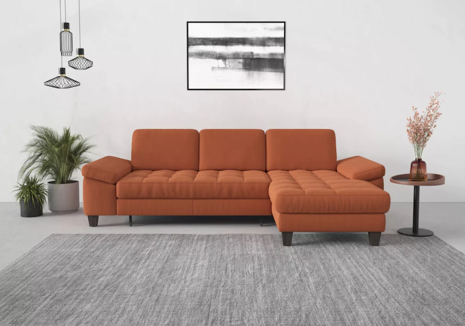 sit&more Ecksofa "Westham L-Form", Recamiere, mit oder ohne Bettfunktion, B günstig online kaufen