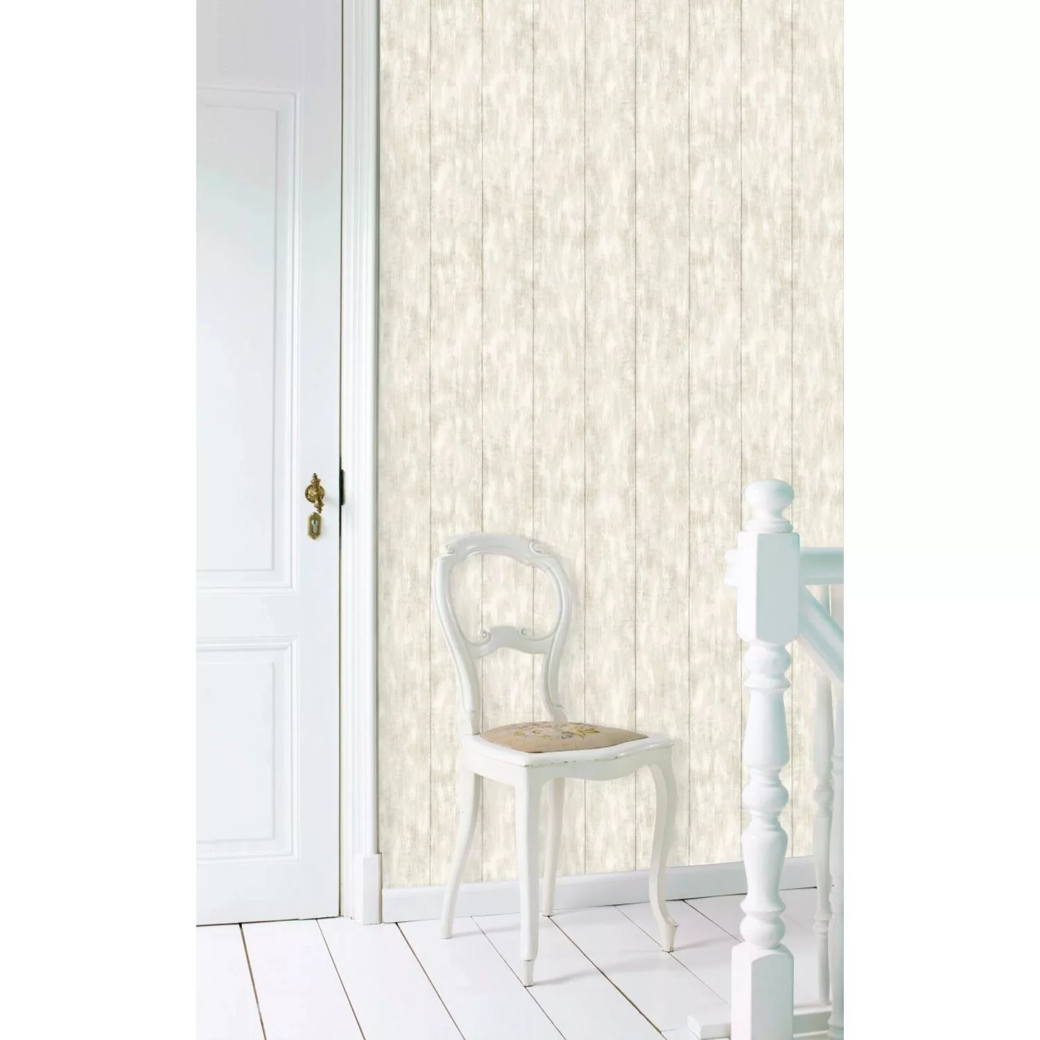 ESTAhome Tapete Holz-Optik Beige 53 cm x 10,05 m 128008 günstig online kaufen