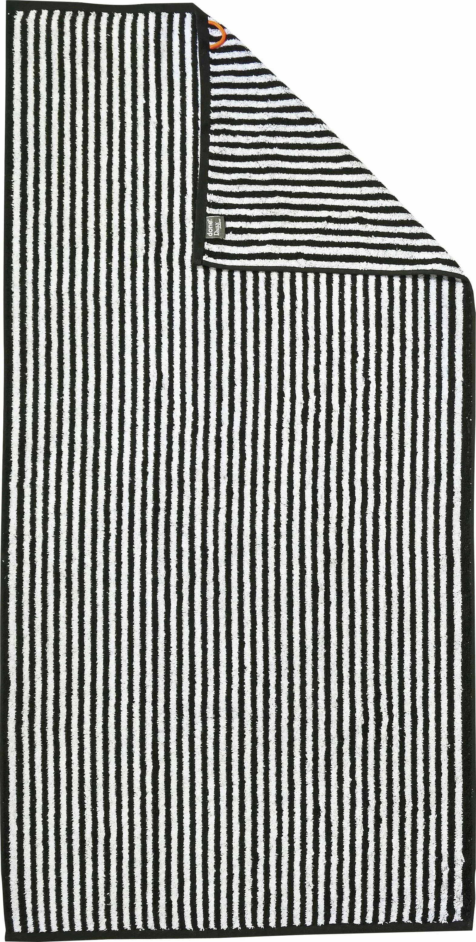 done.® Duschtuch Daily Shapes Stripes, Jacquard-Walkfrottier günstig online kaufen