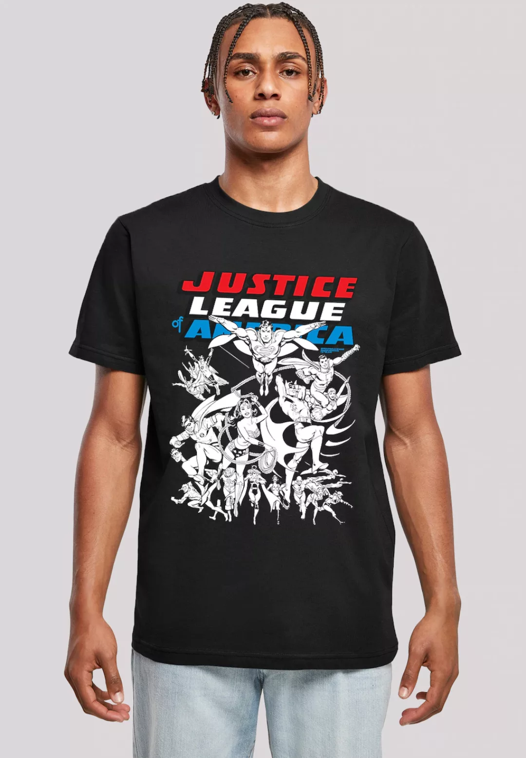 F4NT4STIC T-Shirt "DC Comics Justice League Superhelden", Herren,Premium Me günstig online kaufen