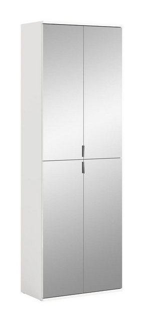 möbelvita Garderobenschrank Vision X Spiegelschrank B/H/T 61x193x34 in weiß günstig online kaufen