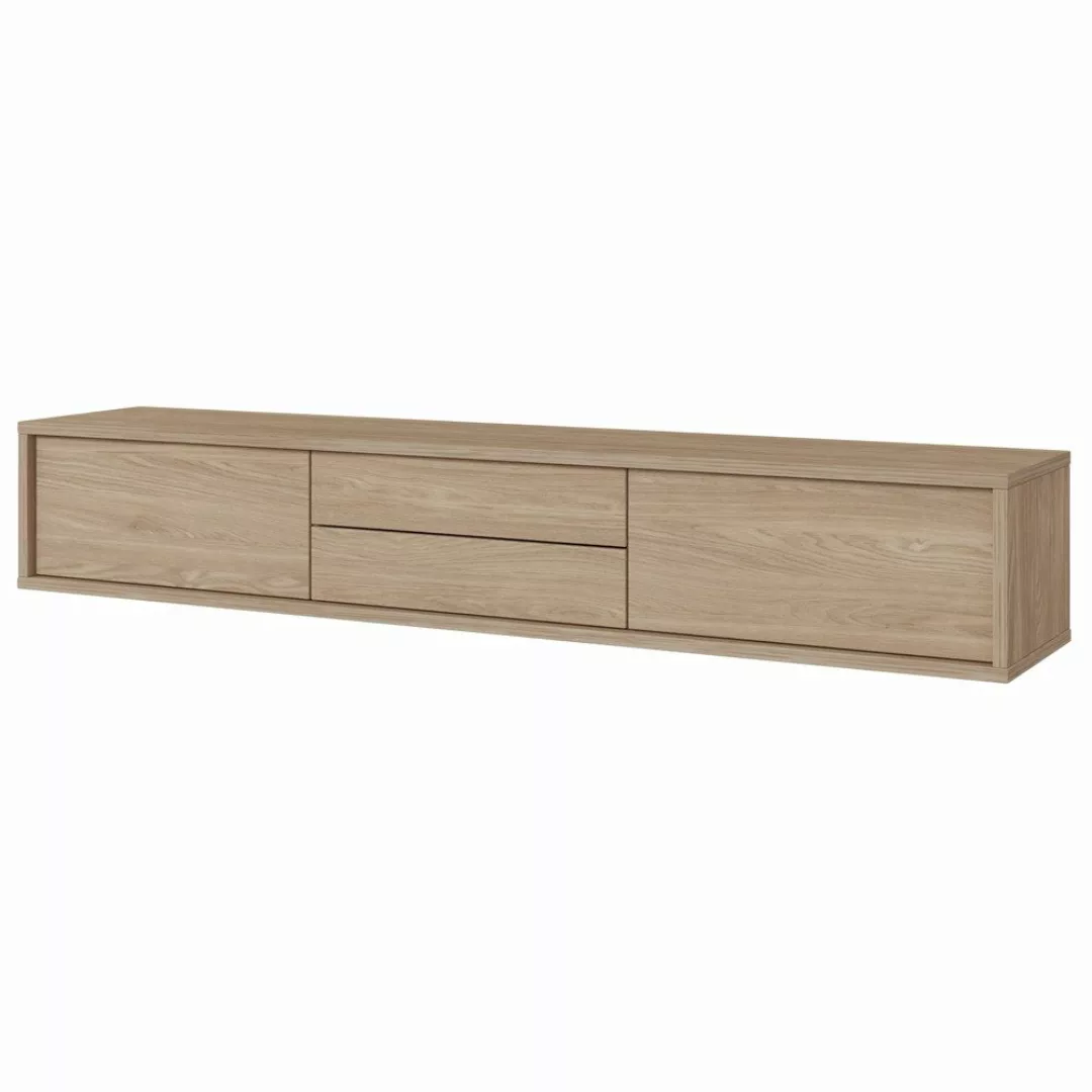 Lomadox Lowboard FORLI-83, Eiche hängend oder günstig online kaufen
