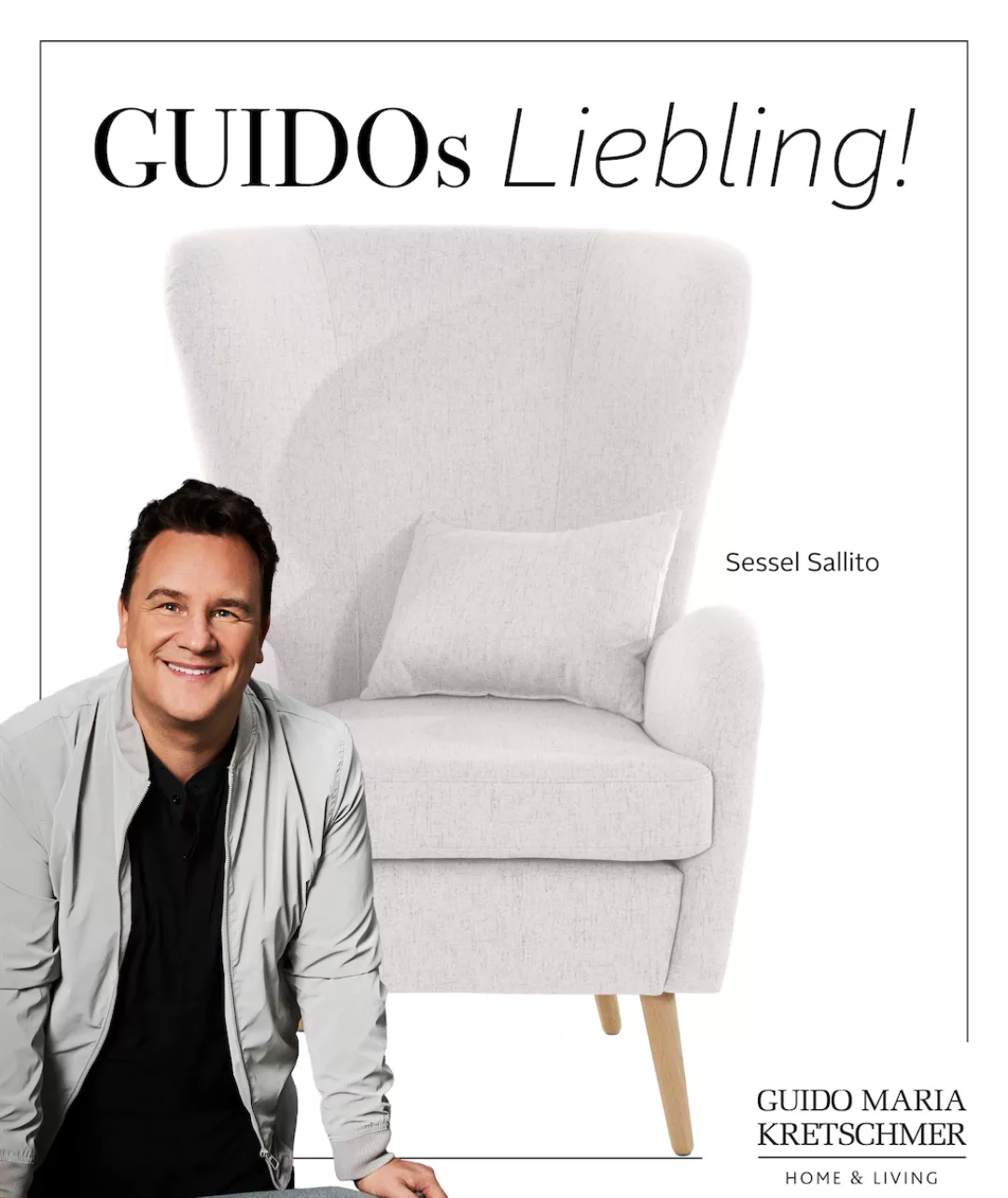 Guido Maria Kretschmer Home&Living Sessel »Sallito, TV-Sessel, Ohrensessel günstig online kaufen