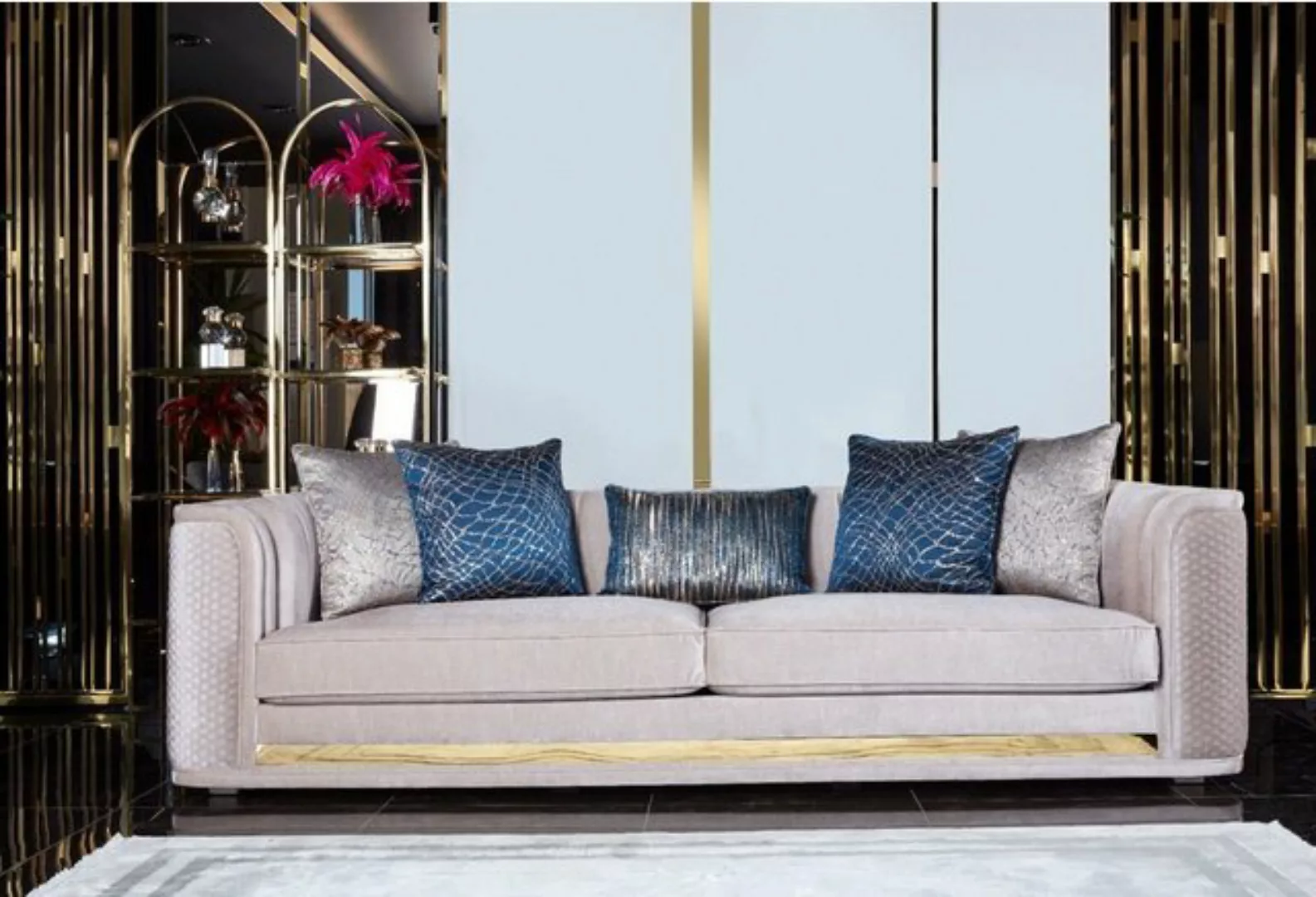 JVmoebel 3-Sitzer Sofa 3 Sitzer Sofas Couch Polster Garnitur Moderne Couche günstig online kaufen