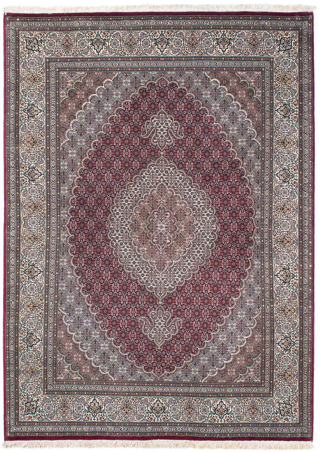 morgenland Orientteppich »Perser - Täbriz - 210 x 152 cm - dunkelrot«, rech günstig online kaufen
