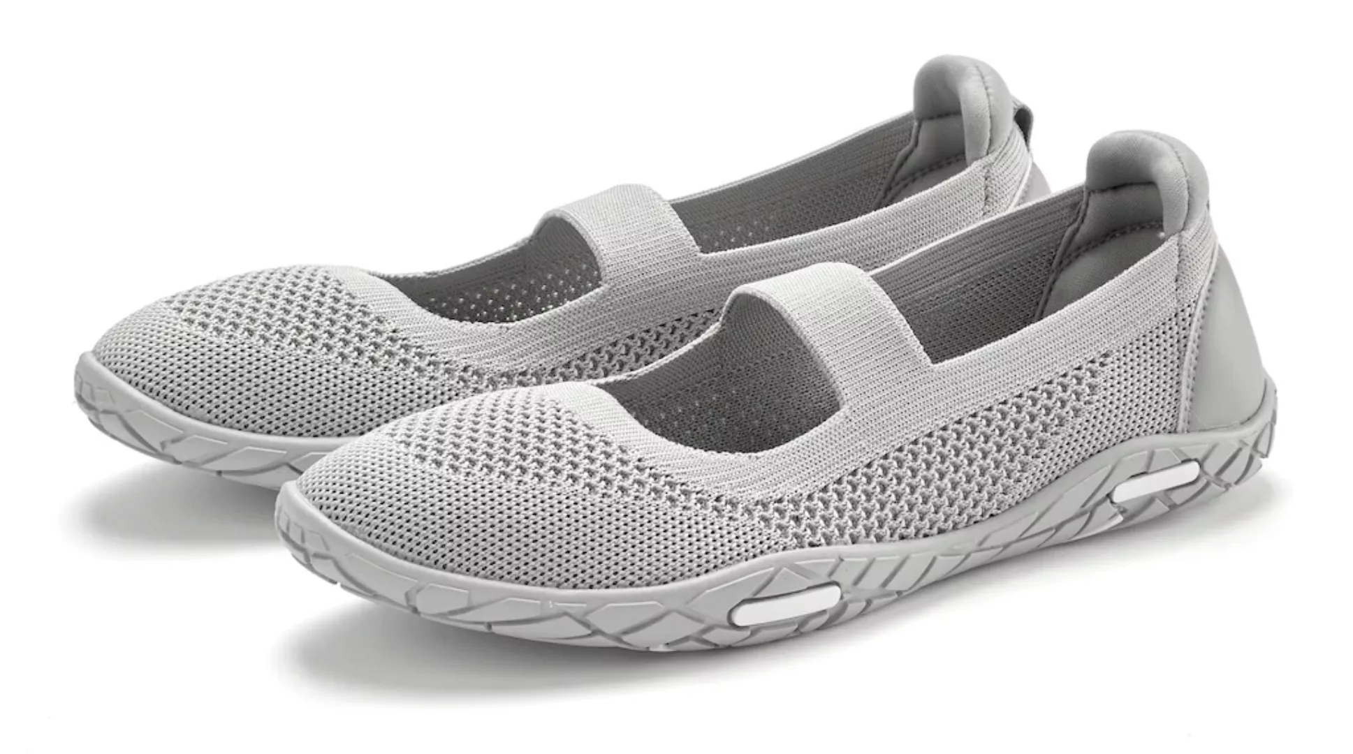 LASCANA Sneaker Ballerinas "Riemchenballerina, Slip-On-Sneaker", Freizeitsc günstig online kaufen