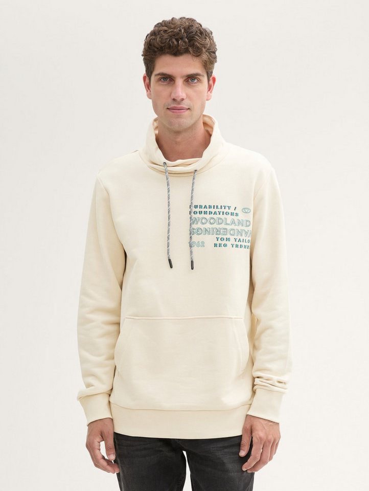 TOM TAILOR Sweatshirt Sweatshirt mit Textprint günstig online kaufen