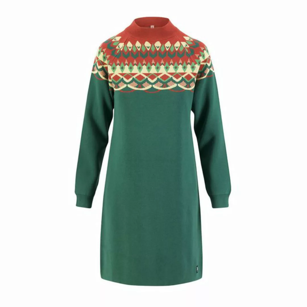 Blutsgeschwister Strickkleid Scandi woods nostalgic island knit green günstig online kaufen