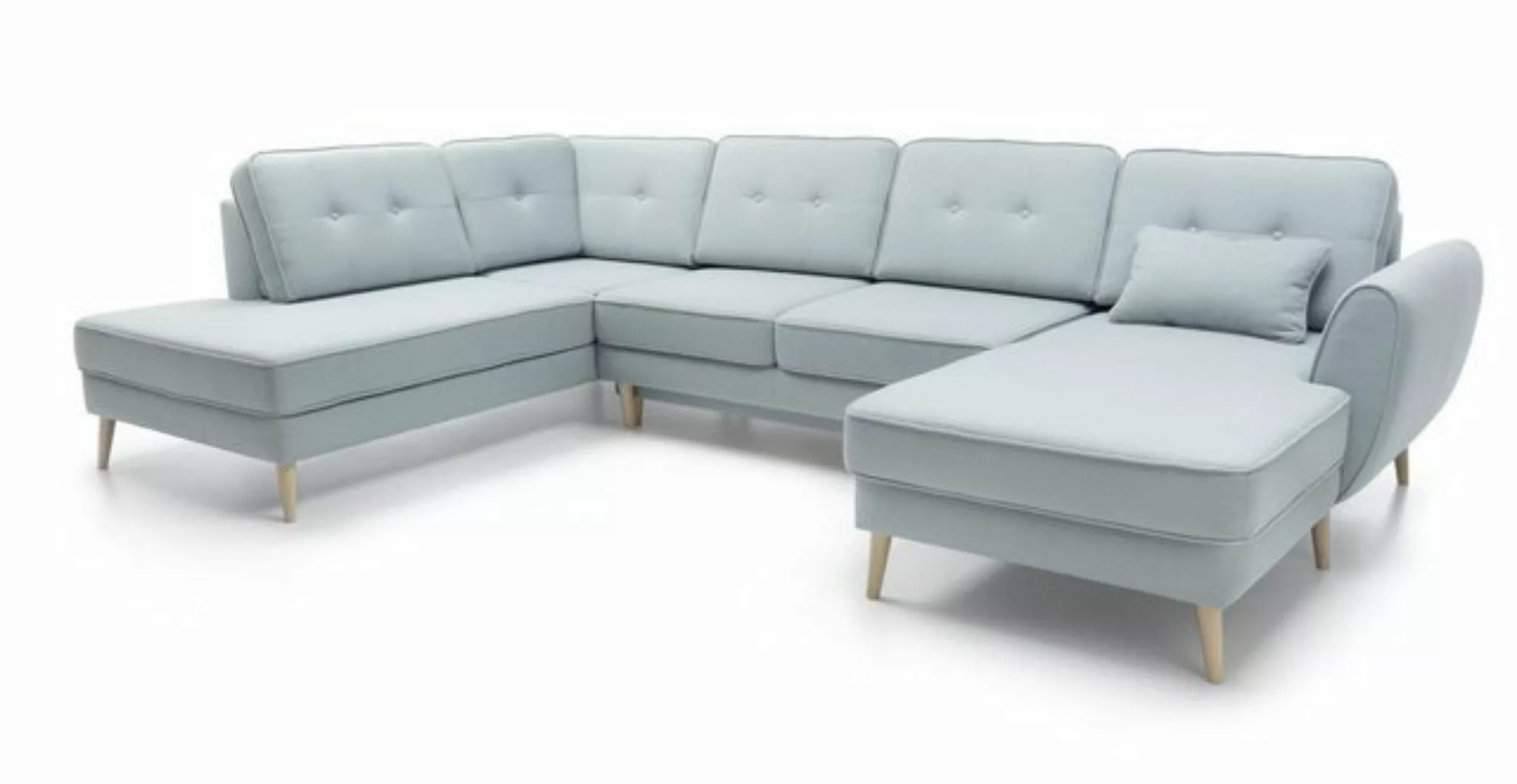 Xlmoebel Ecksofa Modernes Polster-Ecksofa für das Wohnzimmer in U-Form aus günstig online kaufen