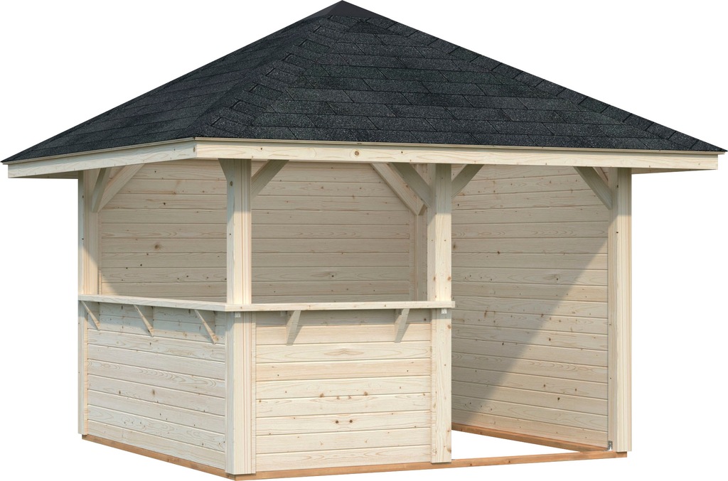 Palmako Holzpavillon "Bianca 8,3 m² Set 3", BxTxH: 300x300x323 cm günstig online kaufen