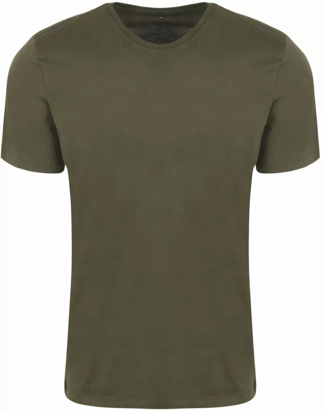 KnowledgeCotton Apparel T-Shirt Olivgrün - Größe XL günstig online kaufen