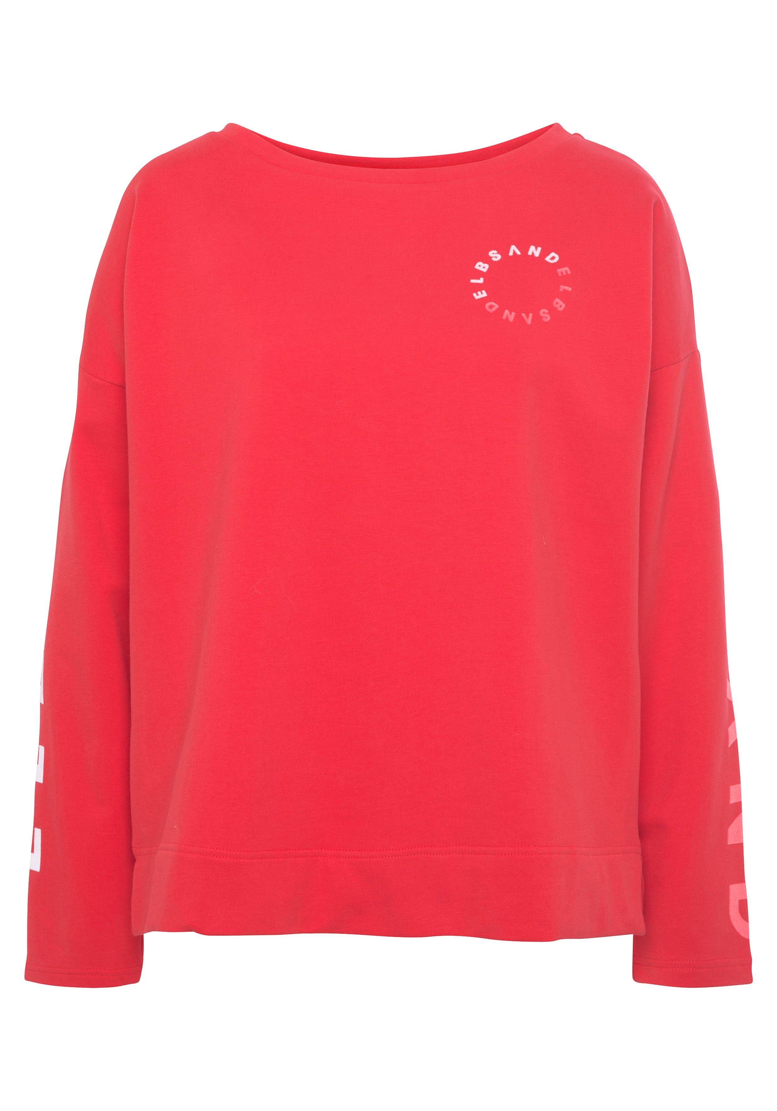 Elbsand Sweatshirt Anvor mit Logoprints auf günstig online kaufen
