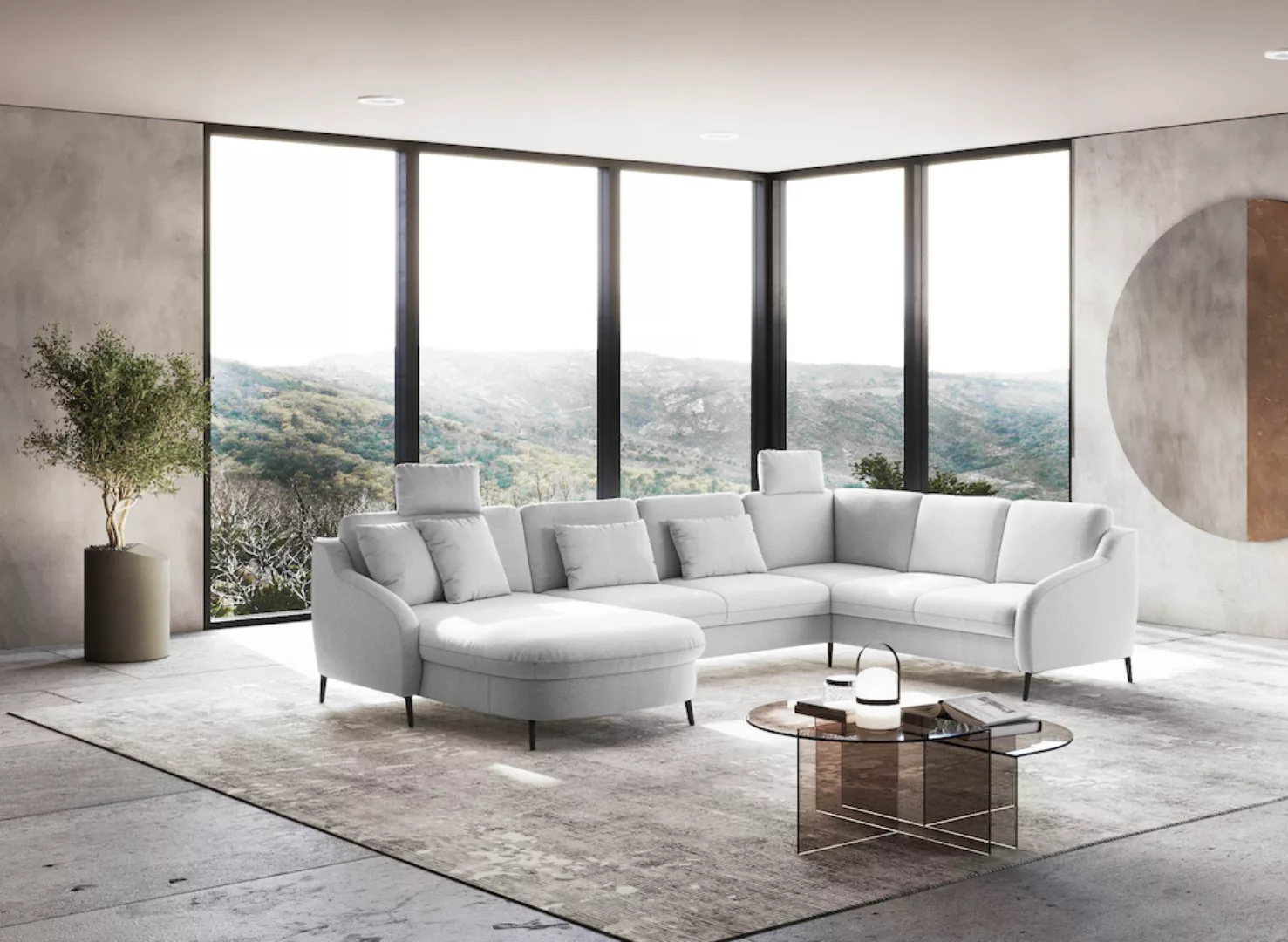 sit&more Wohnlandschaft "Soul U-Form", wahlweise mit Bettfunktion und Bettk günstig online kaufen