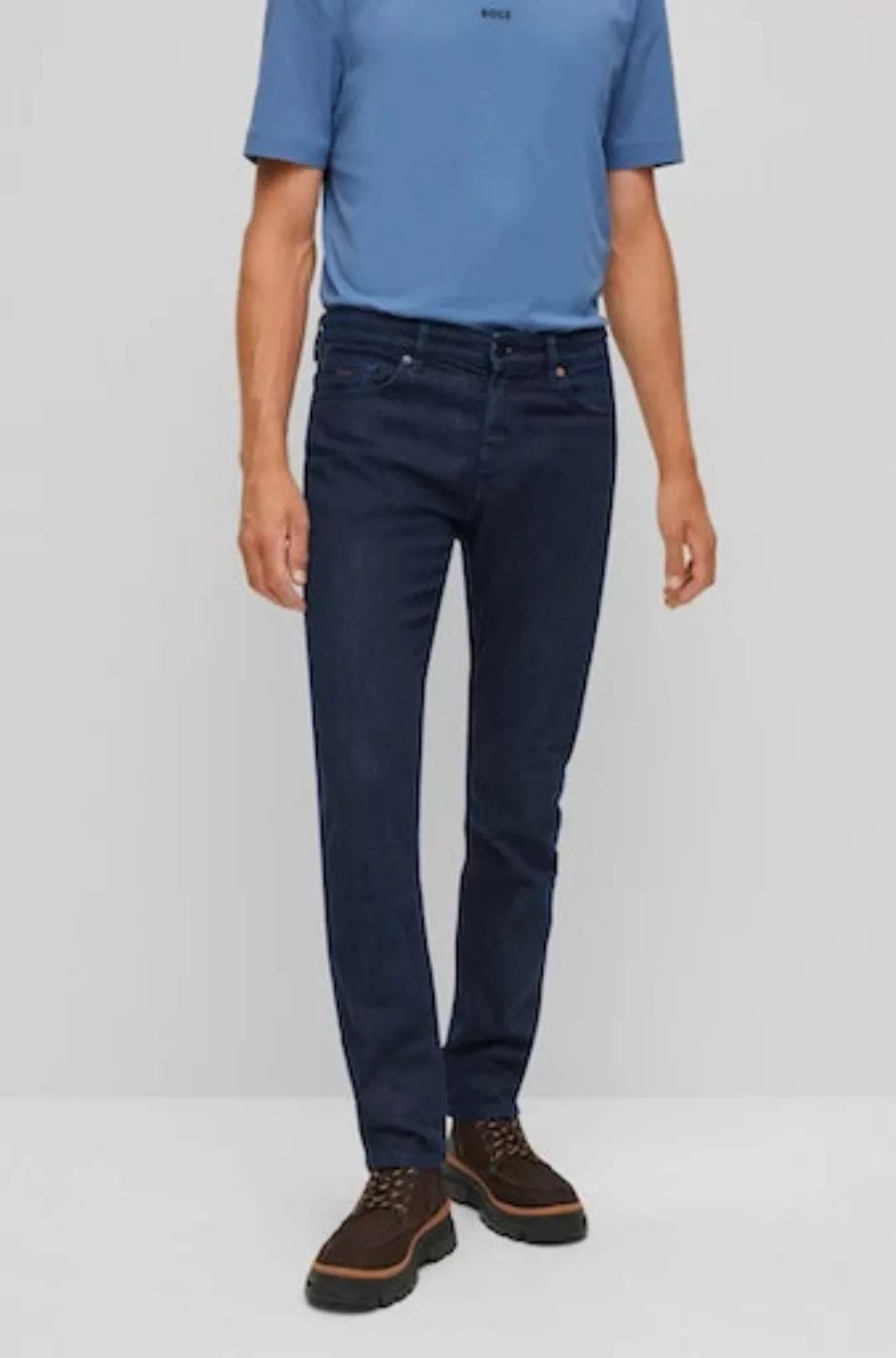 BOSS ORANGE Slim-fit-Jeans "Delaware BC-L-C", mit Leder-Badge günstig online kaufen