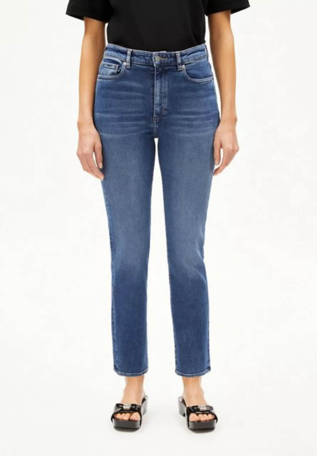 Armedangels Slim-fit-Jeans LEJAANI Damen (X-Stretch, Slim Fit) dk indigo günstig online kaufen