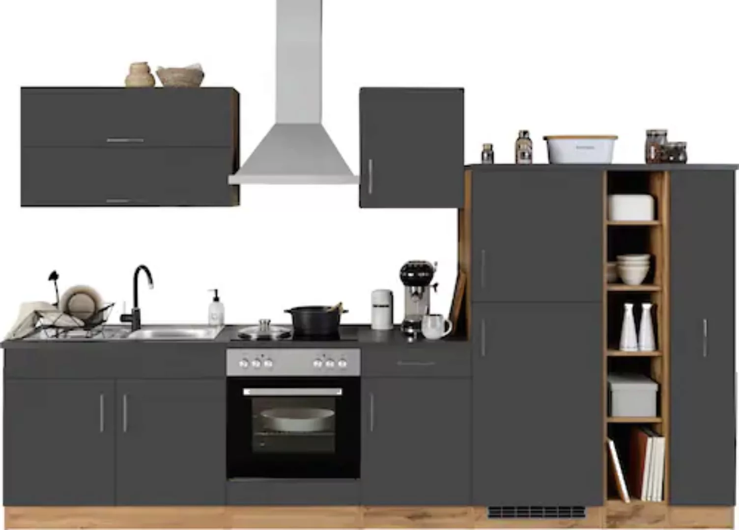 KOCHSTATION Küchenzeile »KS-Colmar«, ohne E-Geräte, Breite 330 cm günstig online kaufen