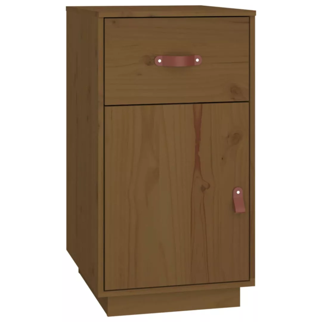 Vidaxl Schreibtisch-schrank Honigbraun 40x50x75 Cm Massivholz Kiefer günstig online kaufen