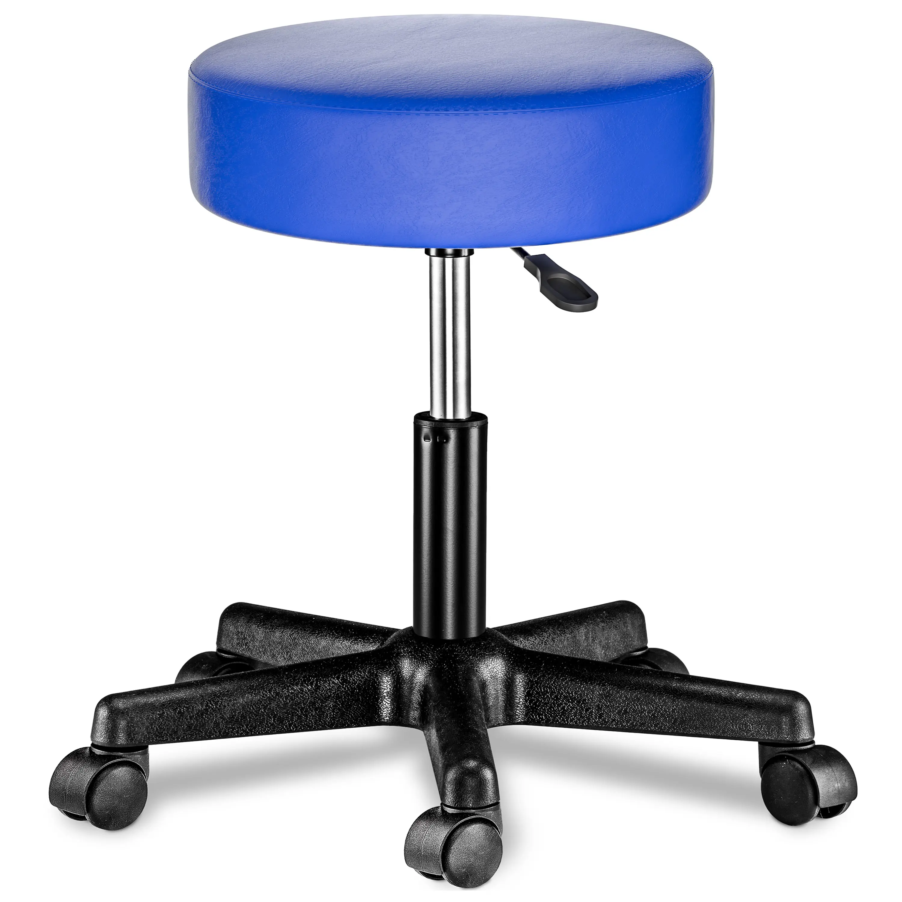 Rollhocker Kunstleder Blau 360° drehbar günstig online kaufen