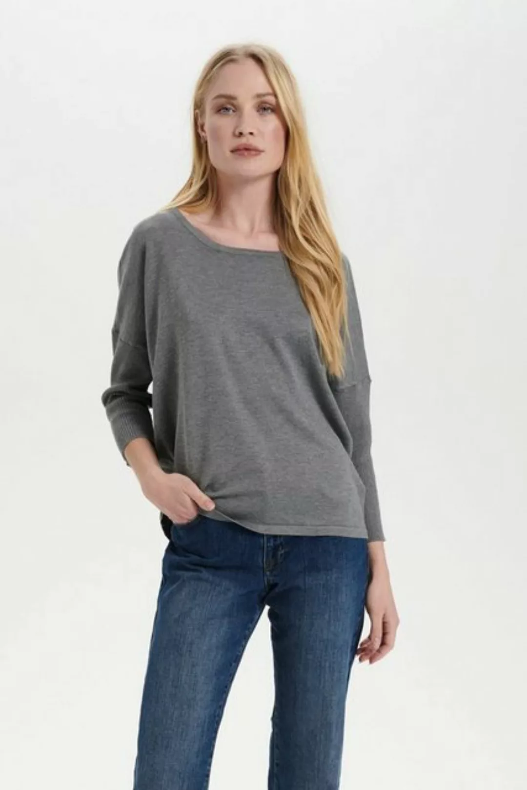 Saint Tropez Strickpullover A2561, MilaSZ R-Neck Pullover günstig online kaufen