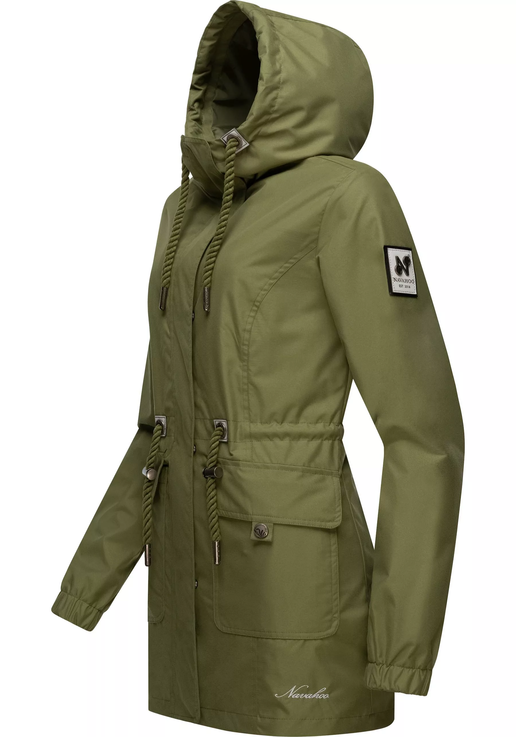 Navahoo Outdoorjacke "Neophee", mit Kapuze, Damen Übergangs Parka aus recyc günstig online kaufen