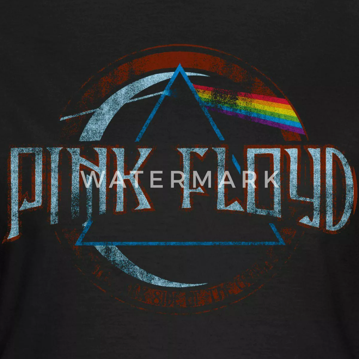 Spreadshirt T-Shirt Pink Floyd Prism Logo günstig online kaufen