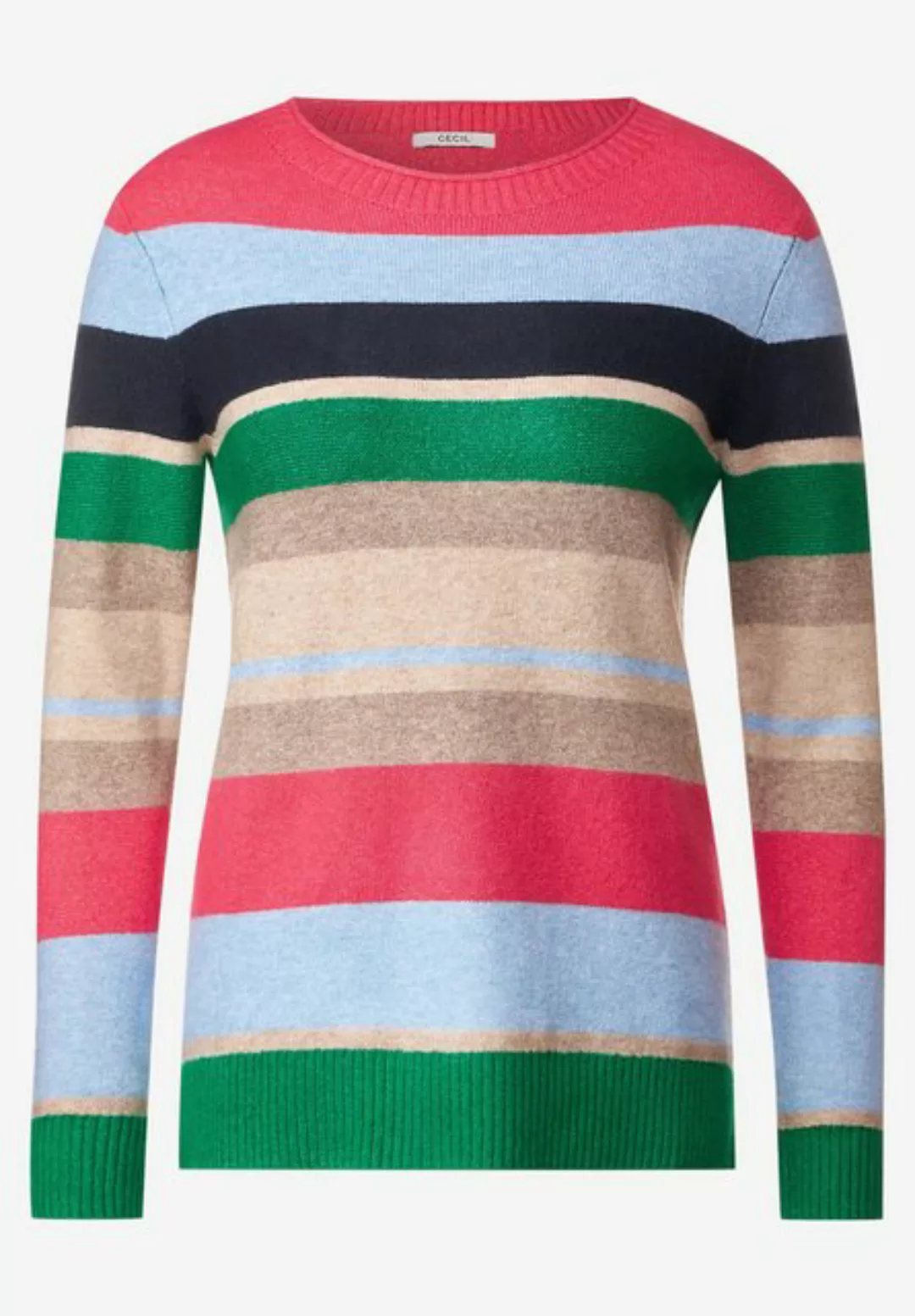 Cecil Sweatshirt Cosy Multicolor Stripe günstig online kaufen