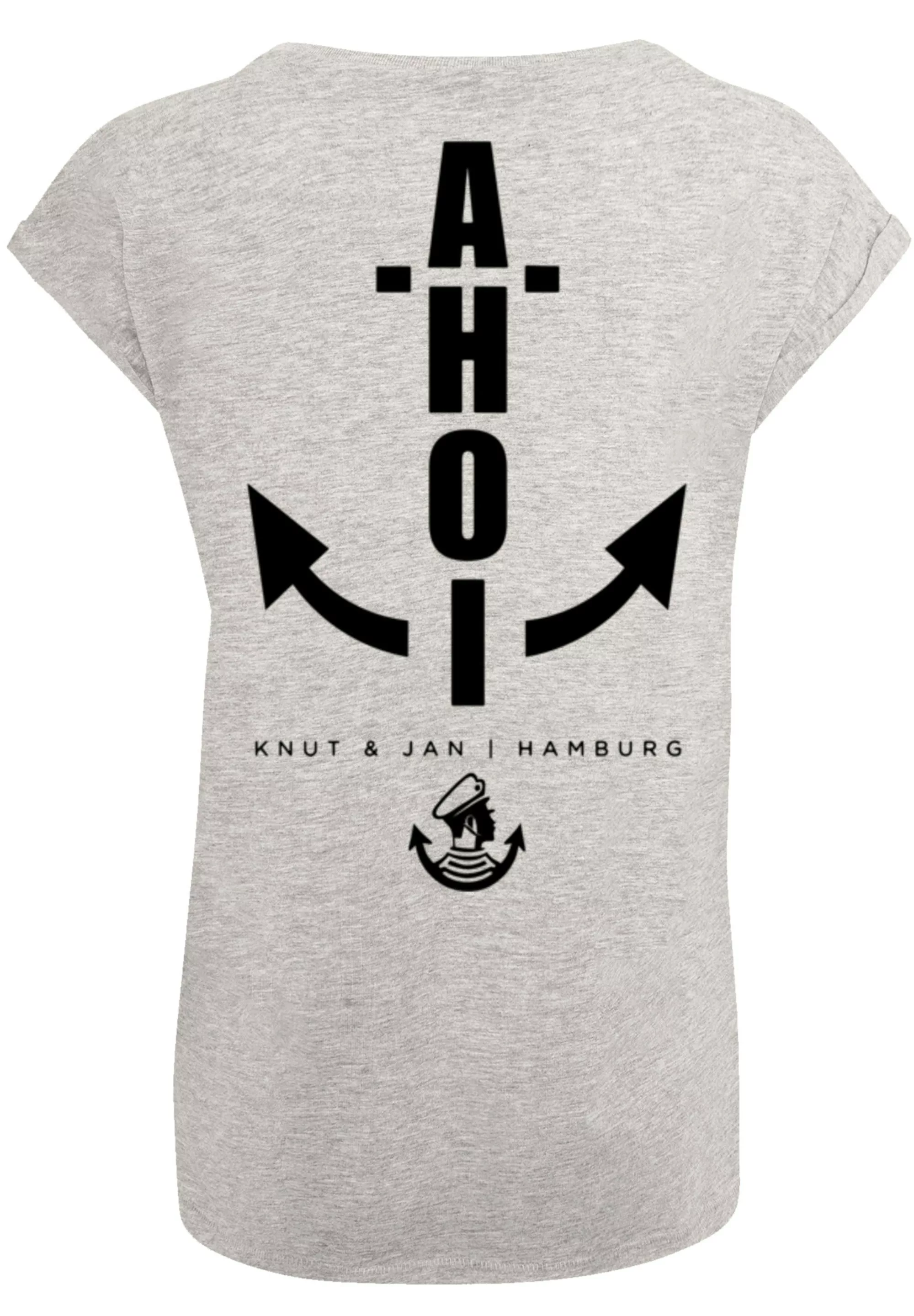 F4NT4STIC T-Shirt "PLUS SIZE Ahoi Anker Knut & Jan Hamburg", Print günstig online kaufen