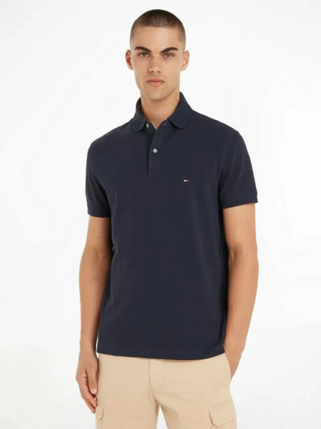 Tommy Hilfiger Polo Shirt Regular Navy - Größe XXL günstig online kaufen