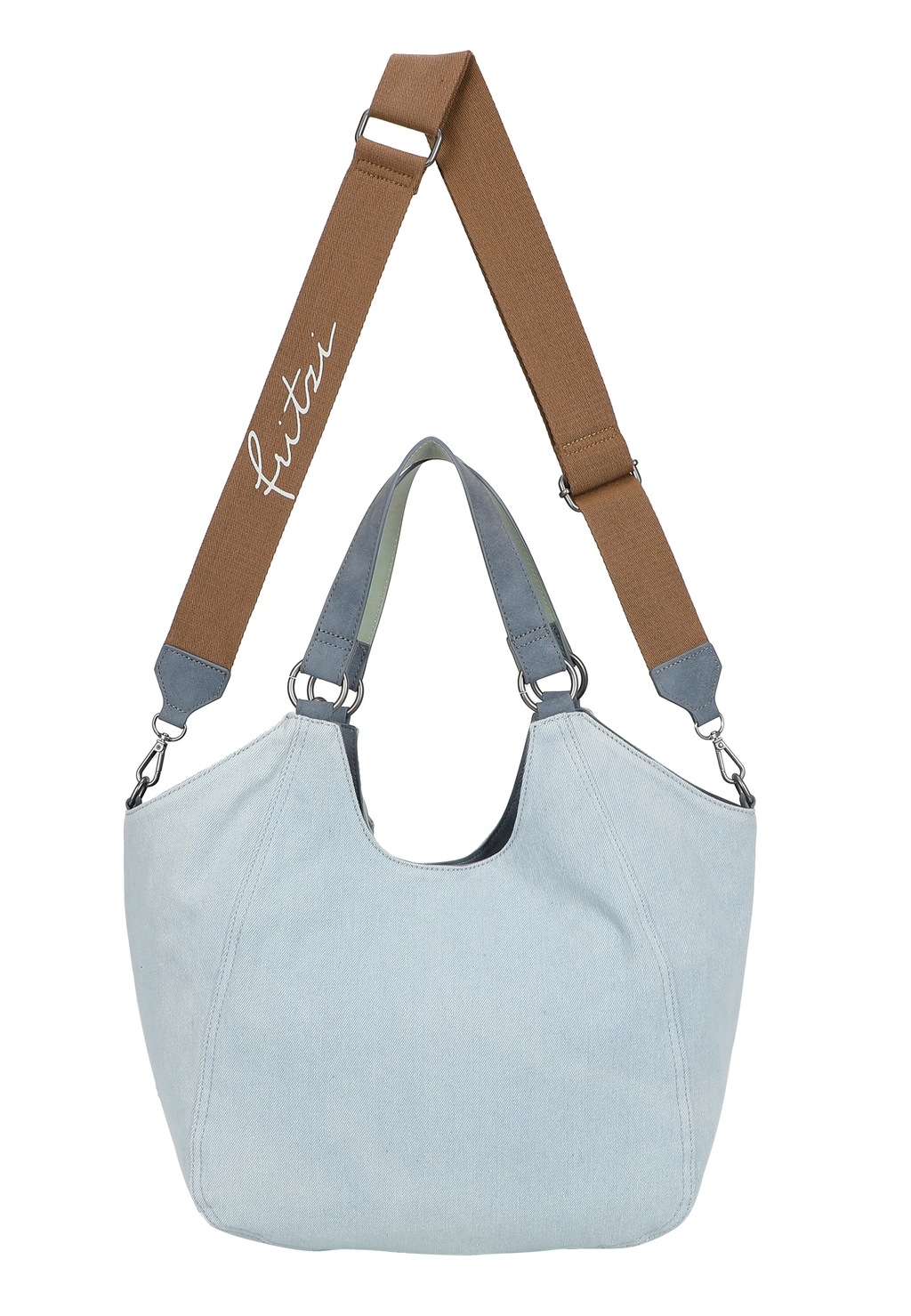 Fritzi aus Preußen Henkeltasche "Maxi Limited Washed Denim", mit abnehmbare günstig online kaufen